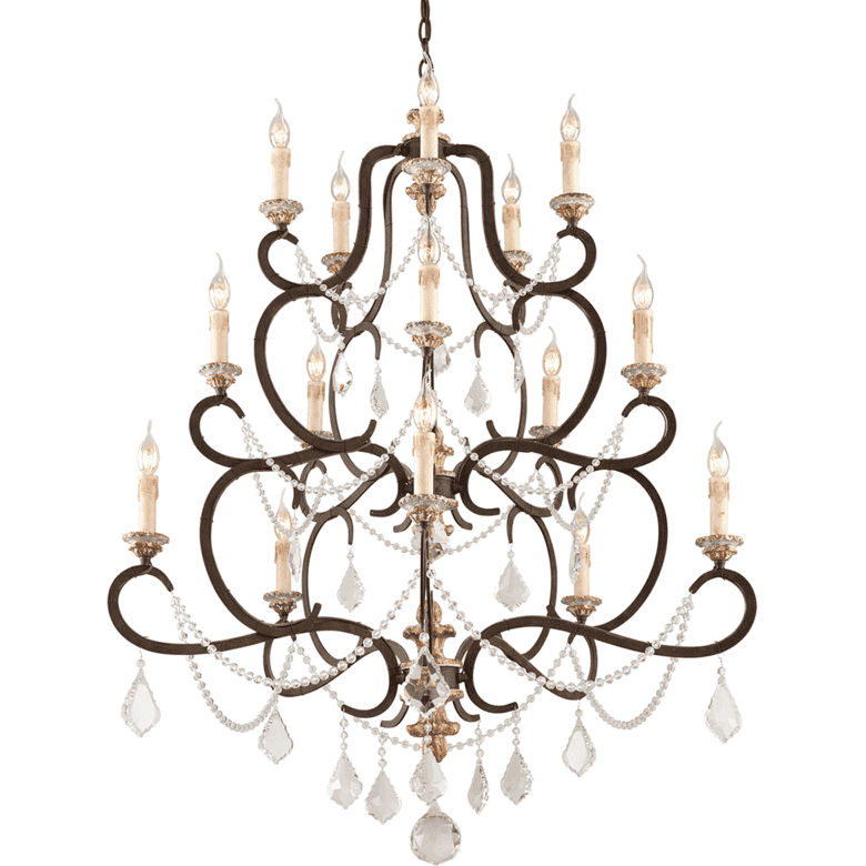 Bordeaux Chandelier Parisian Bronze