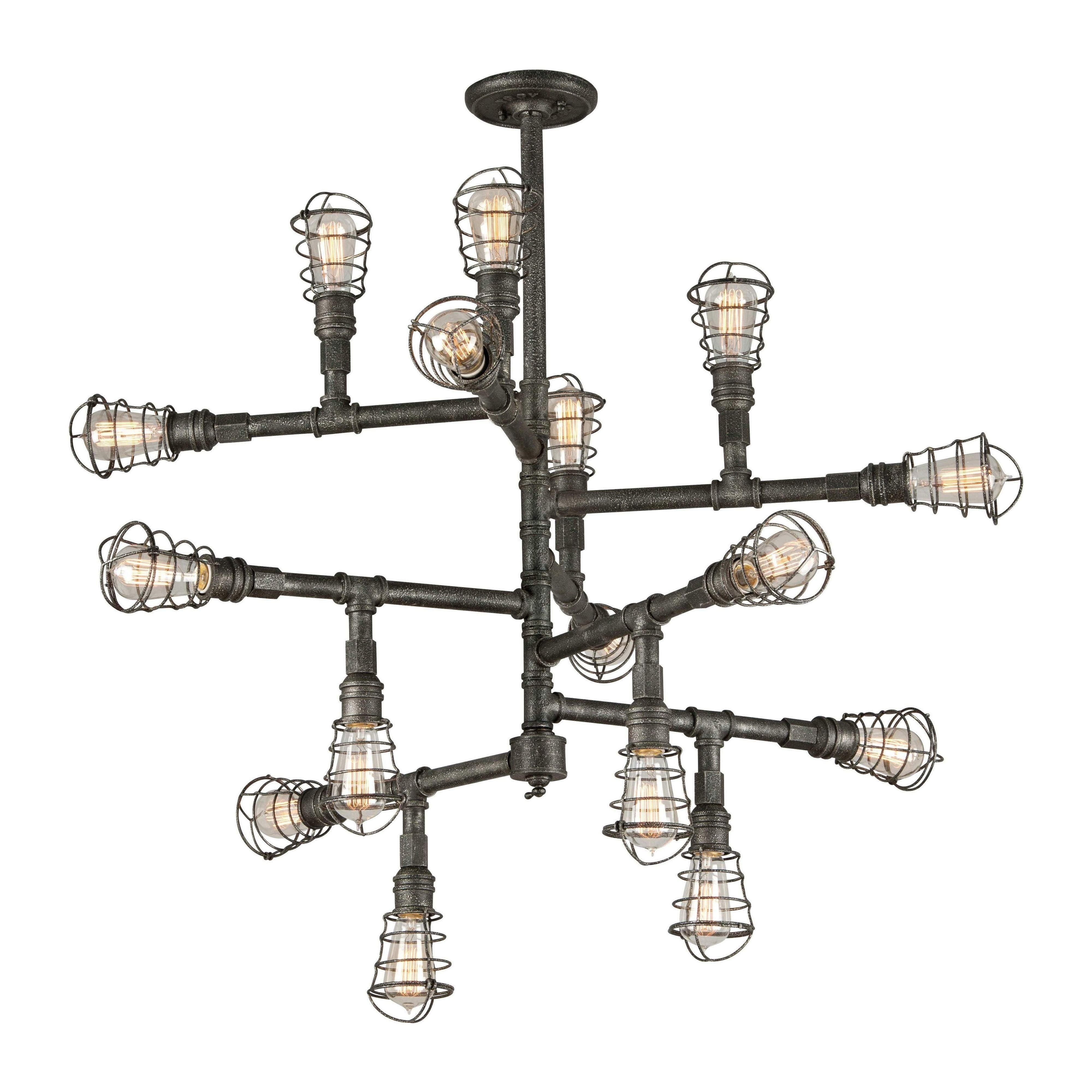 Troy - Conduit Chandelier - Lights Canada