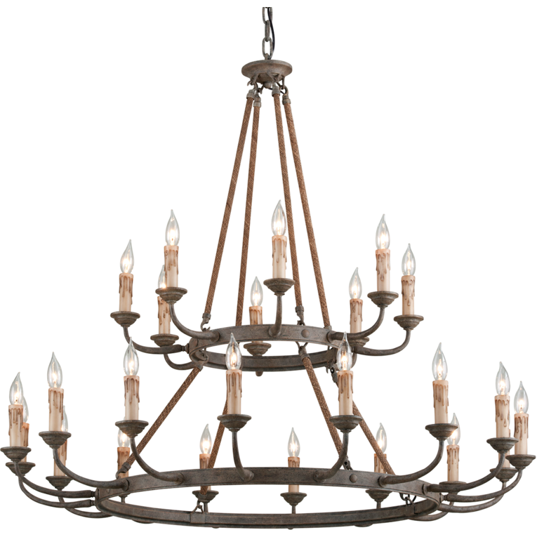 Cyrano Chandelier Earthen Bronze