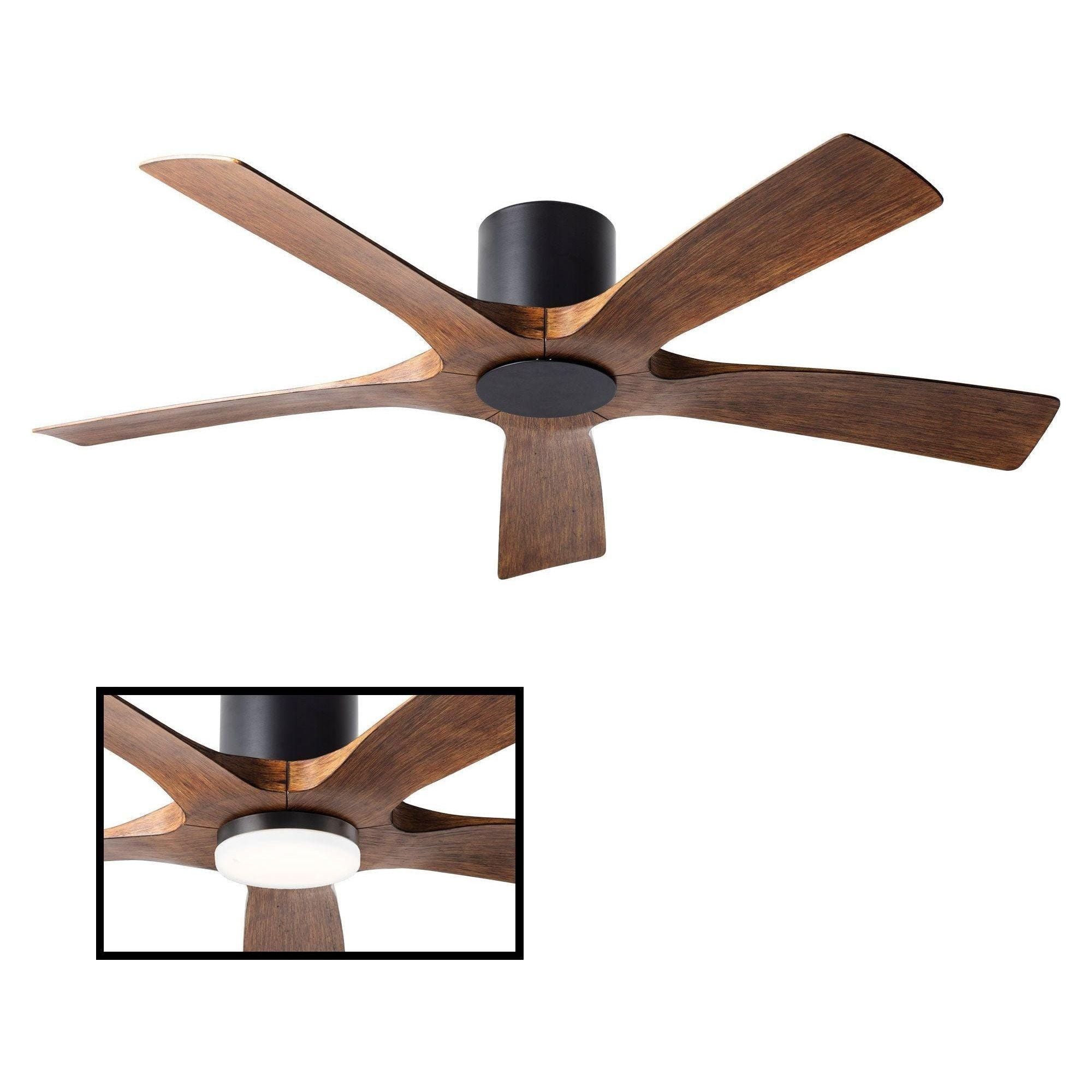 Modern Forms - Aviator Indoor/Outdoor 5-Blade 54" Smart Flush Mount Ceiling Fan with Remote Control - Lights Canada