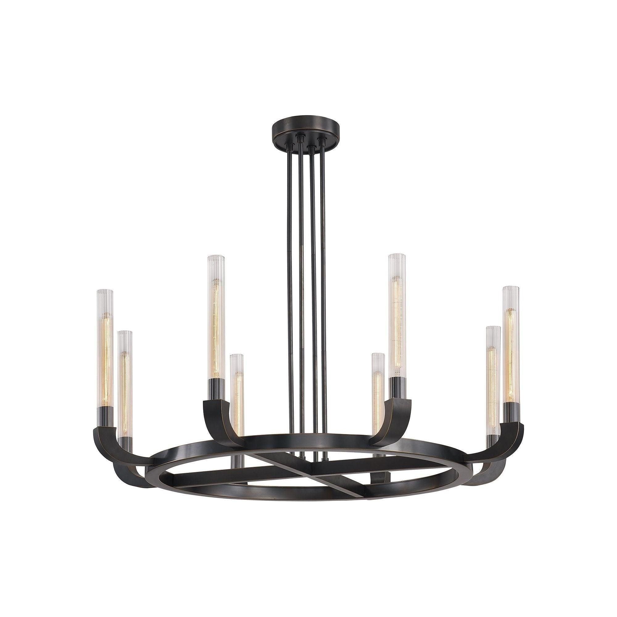 Alora - Flute Chandelier - Lights Canada