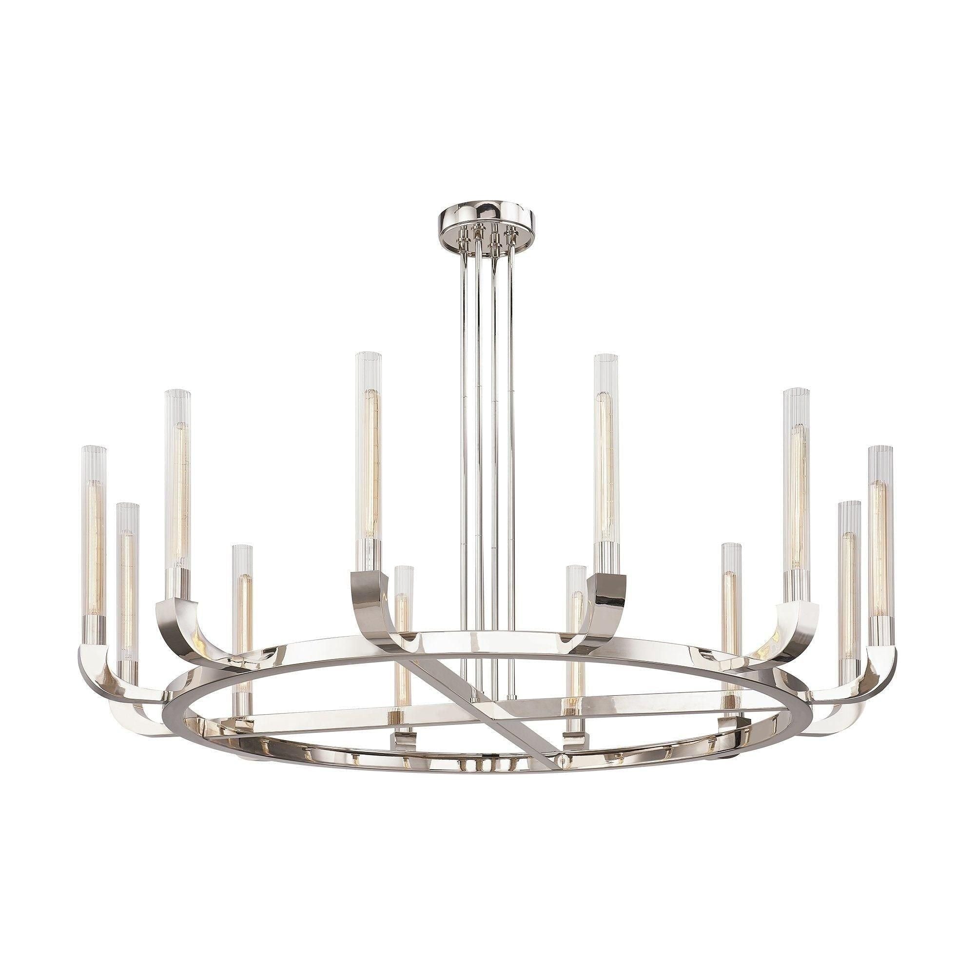 Alora - Flute Chandelier - Lights Canada