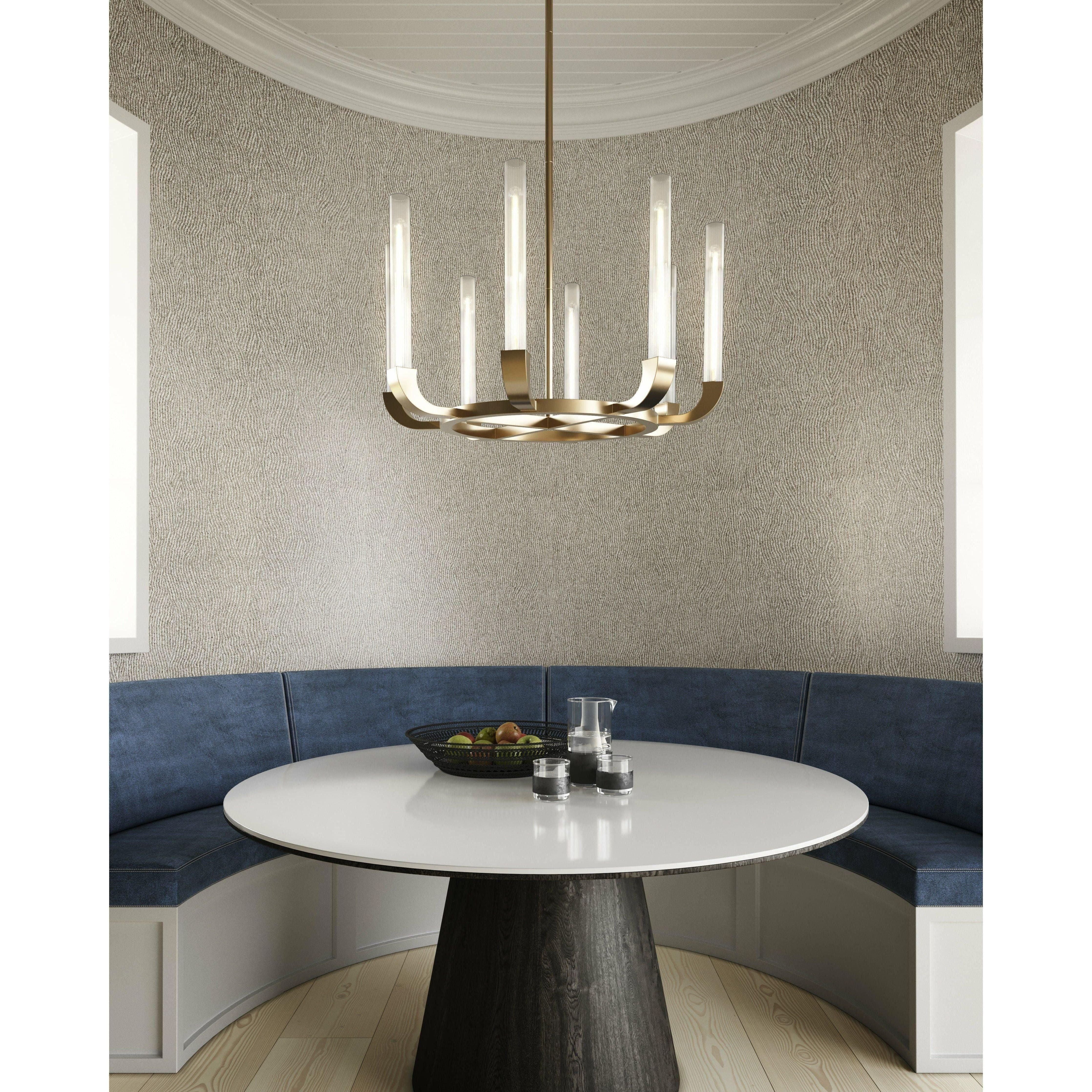 Alora - Alora Flute Chandelier - Lights Canada
