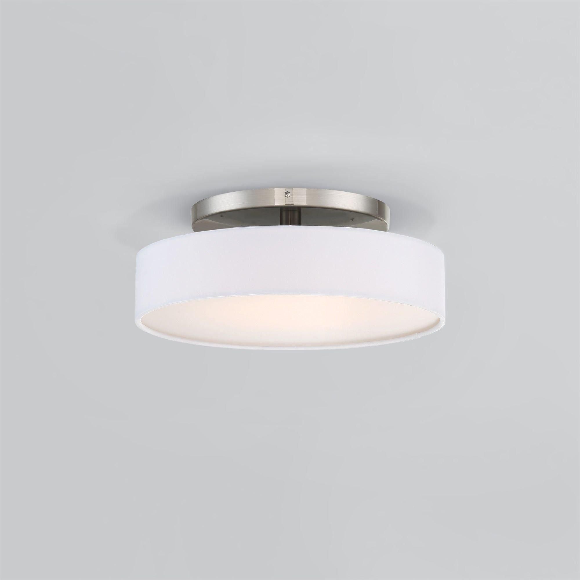 dweLED - Manhattan 14" LED Semi-Flush Mount - Lights Canada