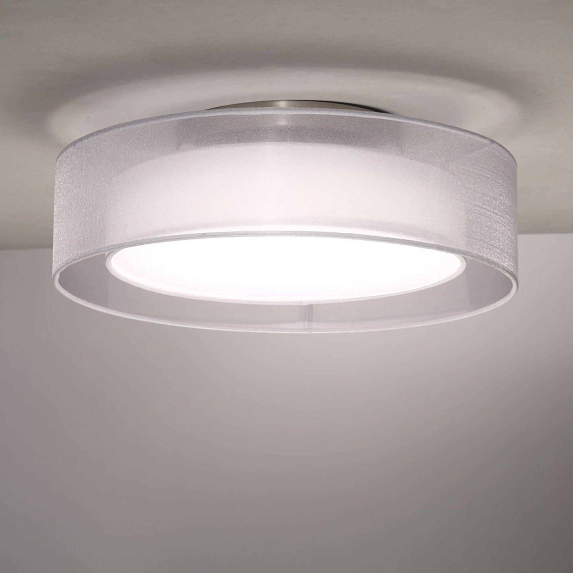 Modern Forms - Metropolis 24" LED Semi Flush Mount - Lights Canada