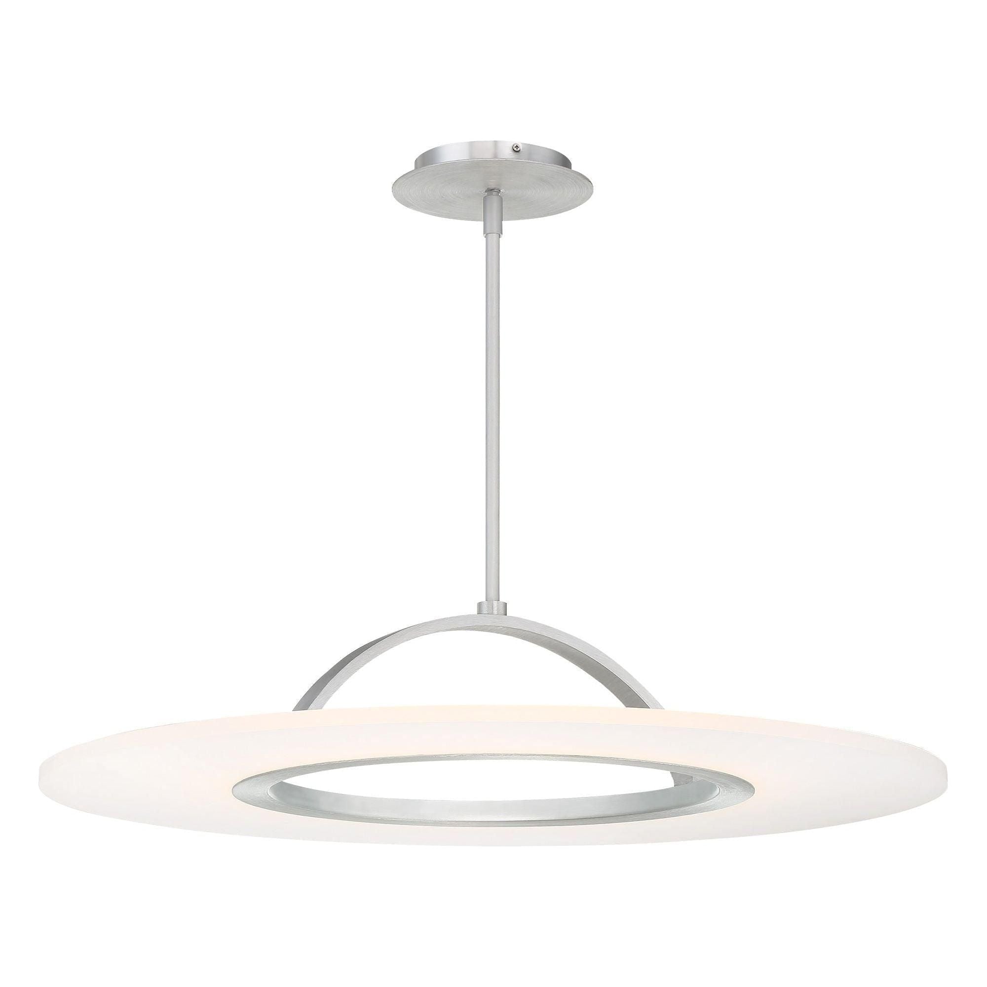 dweLED - Elektron 28" LED Semi-Flush Mount - Lights Canada