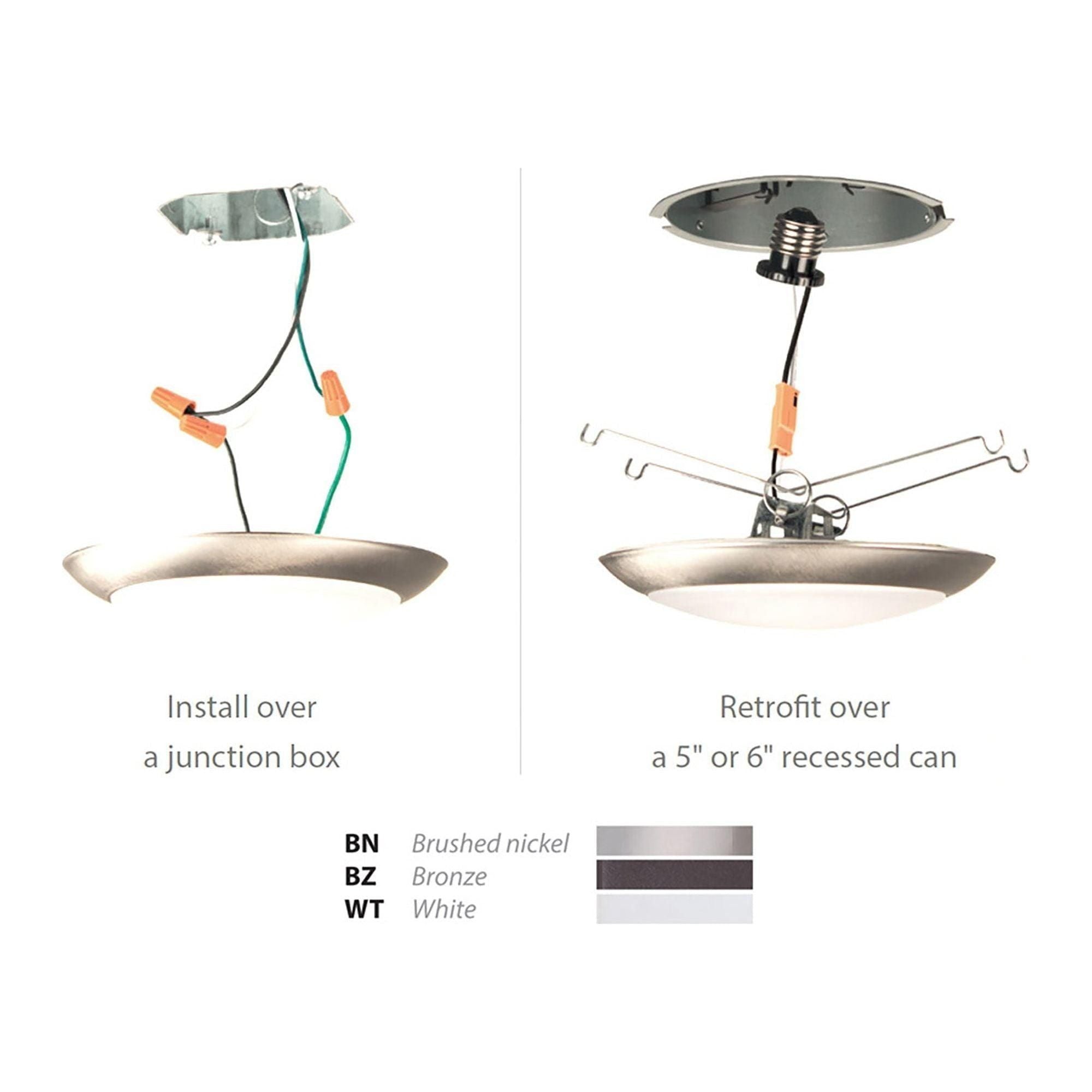 WAC Lighting - Disc 6" LED Energy Star Flush Mount & Retrofit Kit - Lights Canada