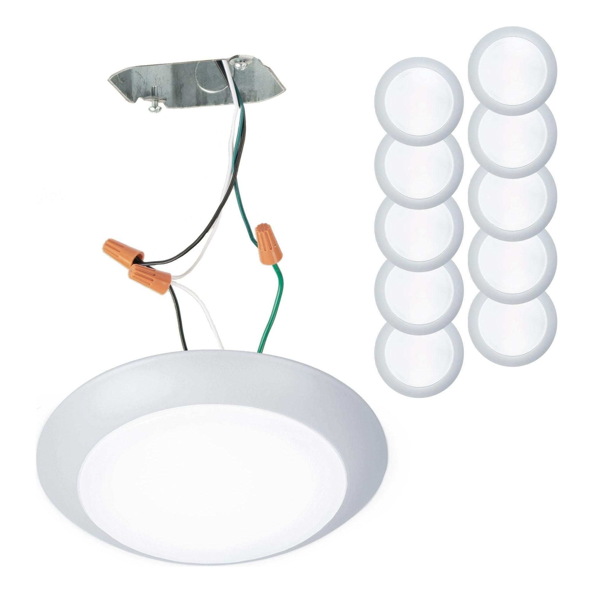 WAC Lighting - Disc 6" LED Energy Star Flush Mount for Junction Box (Pack of 10) - Lights Canada