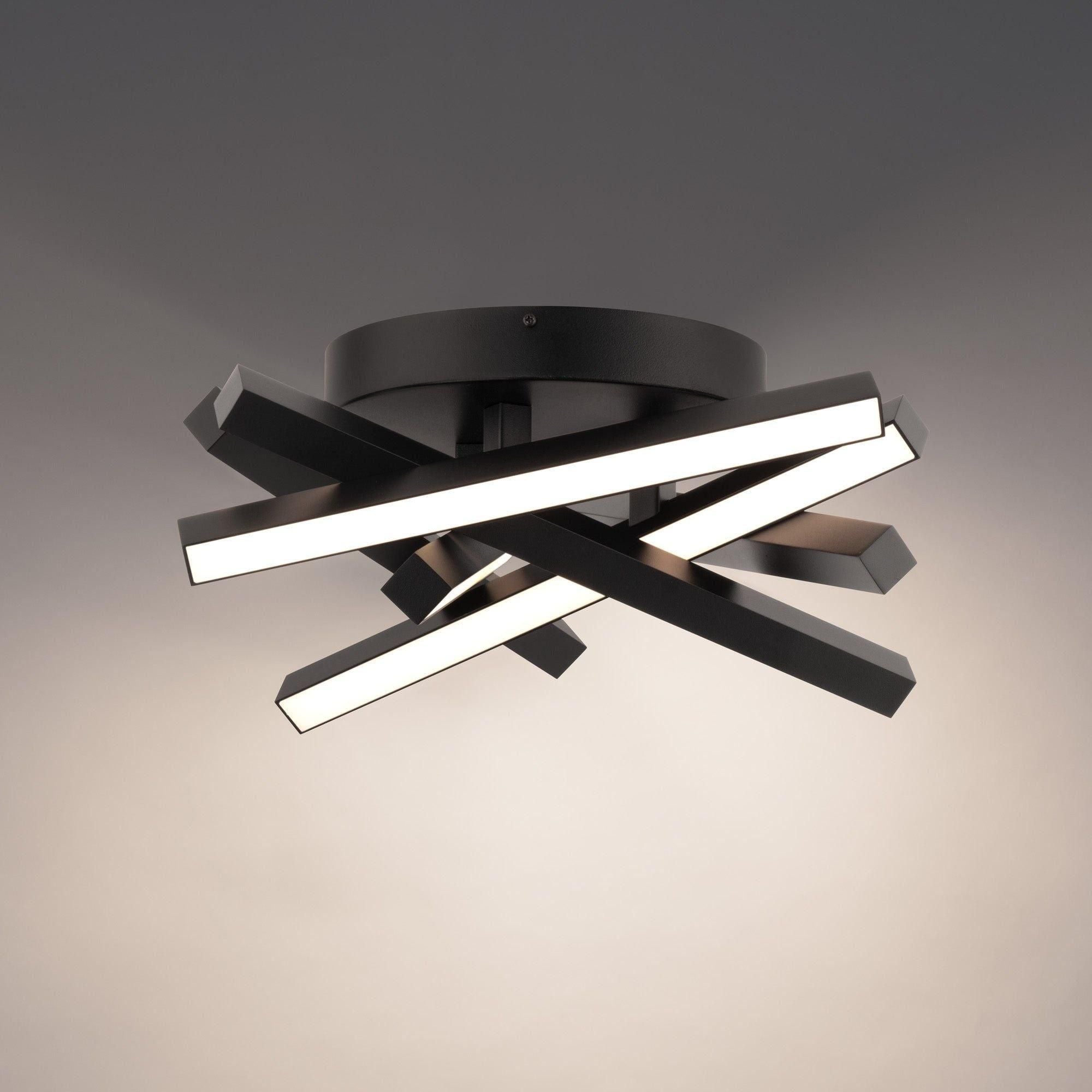 dweLED - Parallax 15" LED Flush Mount - Lights Canada