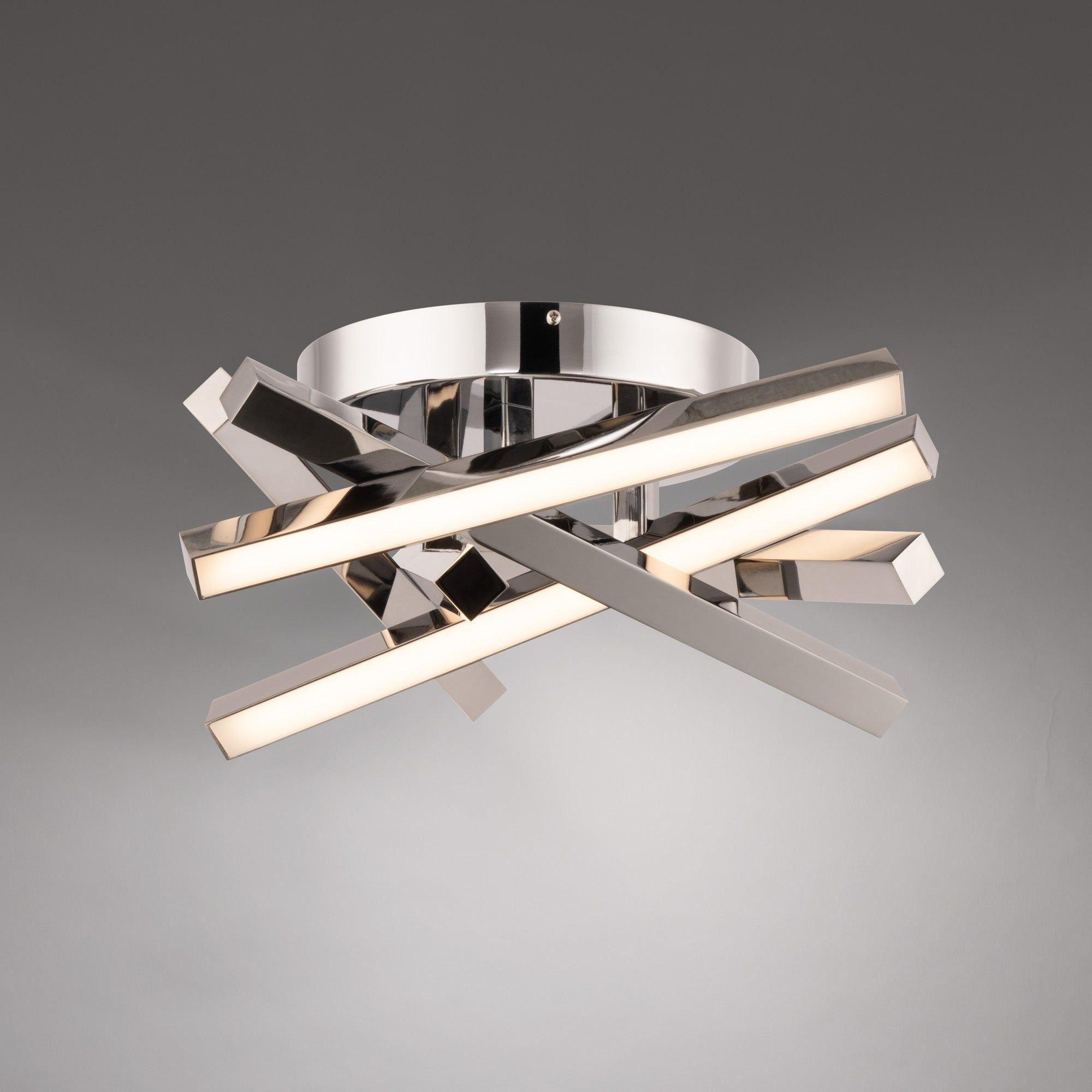 dweLED - Parallax 15" LED Flush Mount - Lights Canada