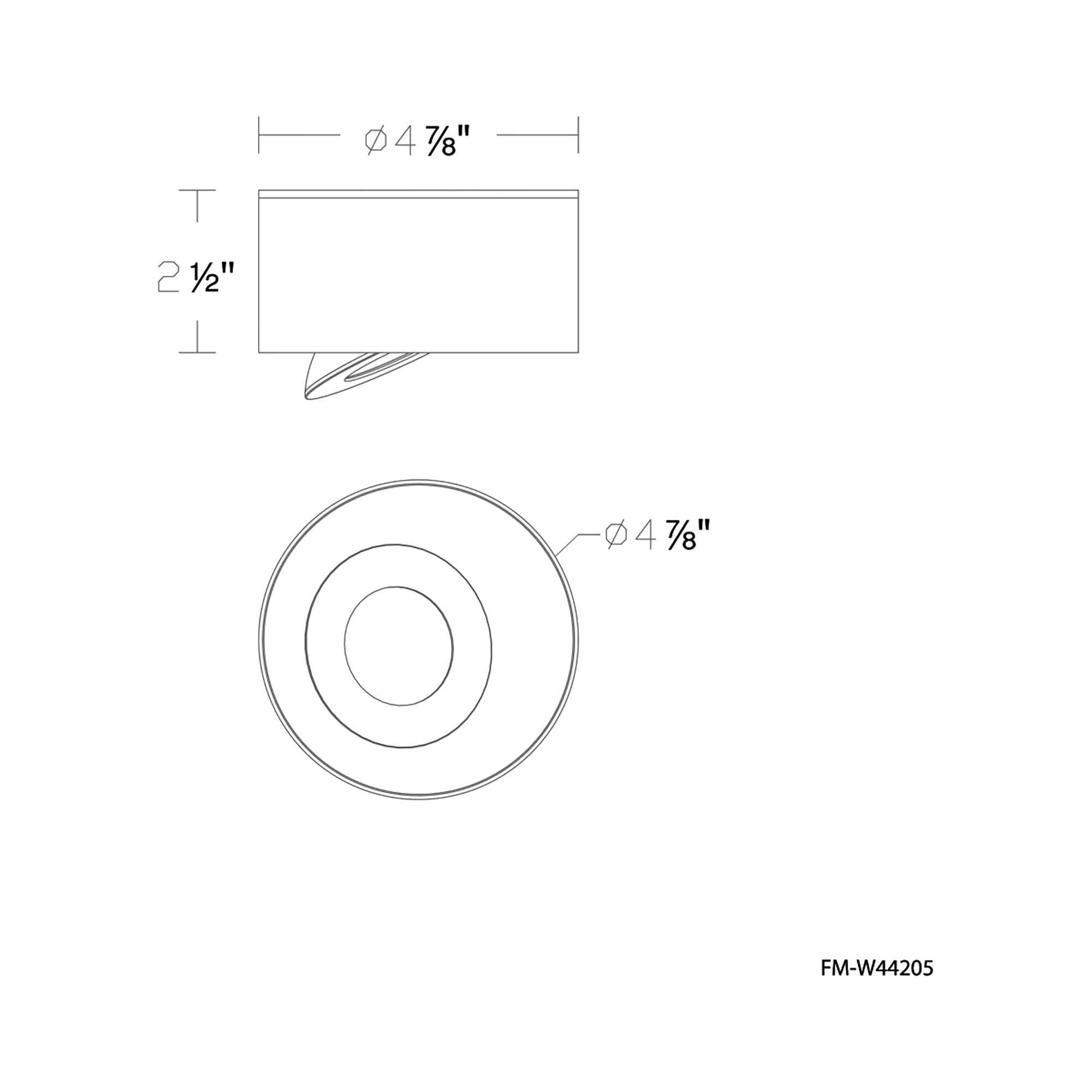 Modern Forms - I Spy 5" LED Outdoor Flush Mount 3-CCT - Lights Canada