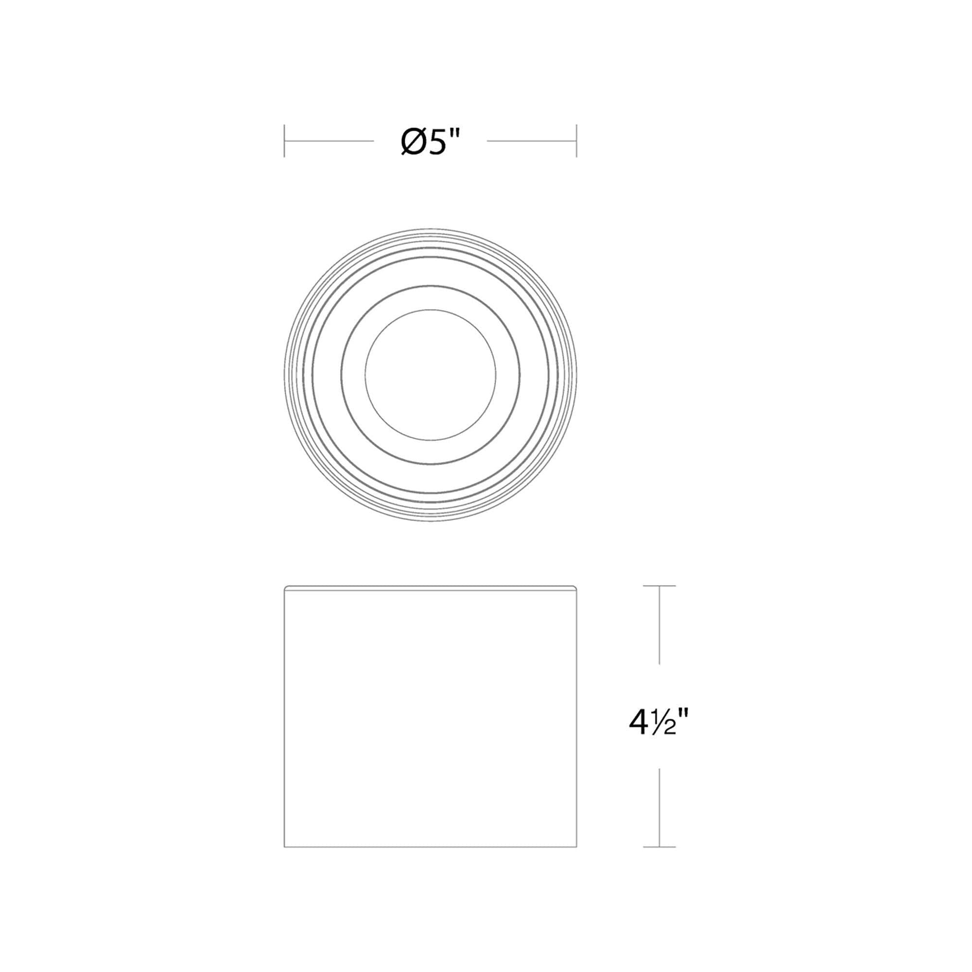 Modern Forms - Squat 5" LED Outdoor Flush Mount 3-CCT - Lights Canada