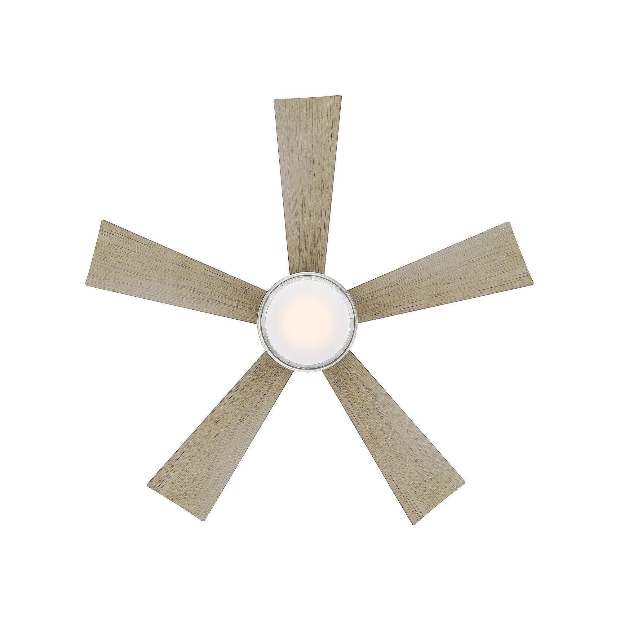 Modern Forms - Wynd Indoor/Outdoor 5-Blade 42" Smart Ceiling Fan with LED Light Kit and Remote Control - Lights Canada