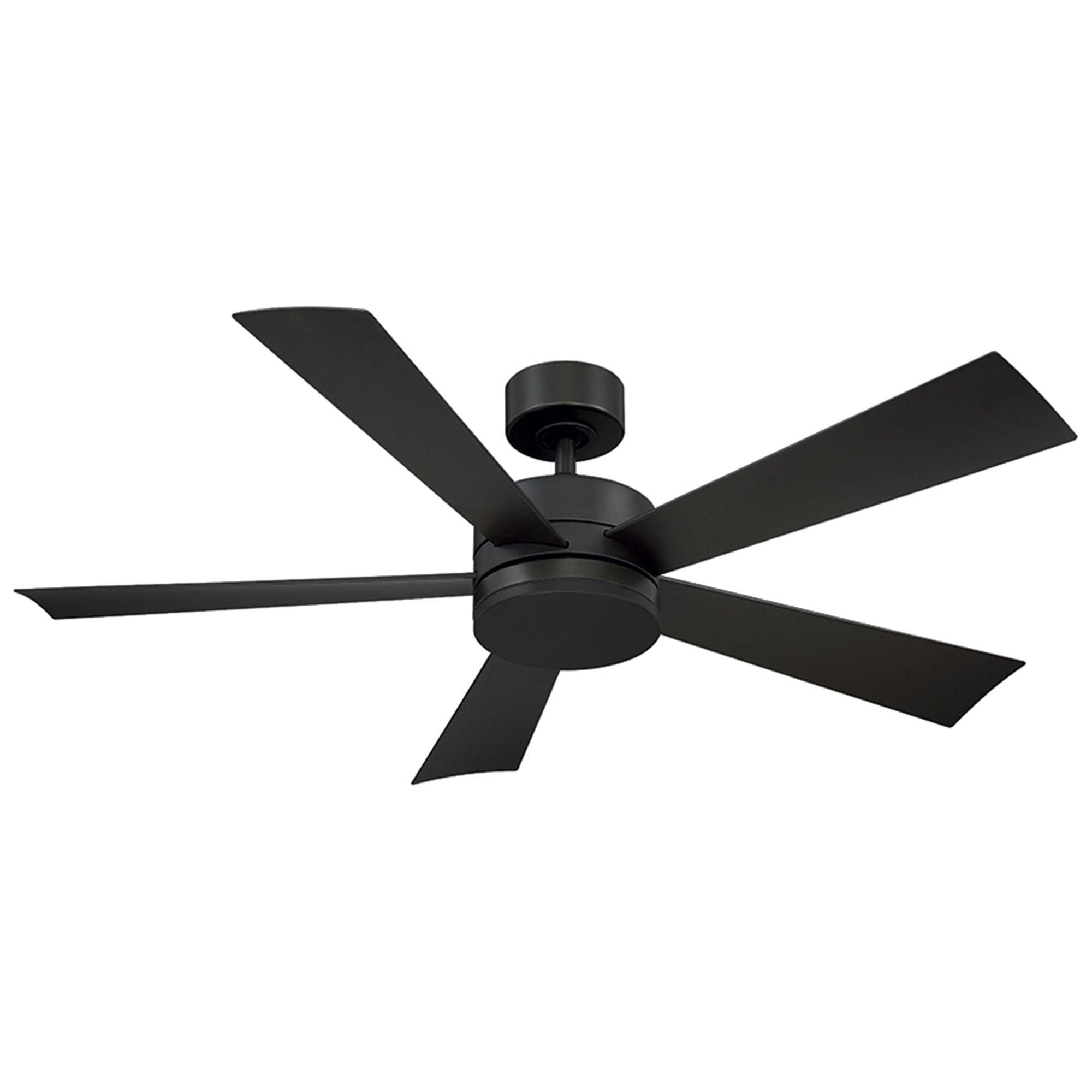 Modern Forms - Wynd Indoor/Outdoor 5-Blade 52" Smart Ceiling Fan with LED Light Kit and Remote Control - Lights Canada