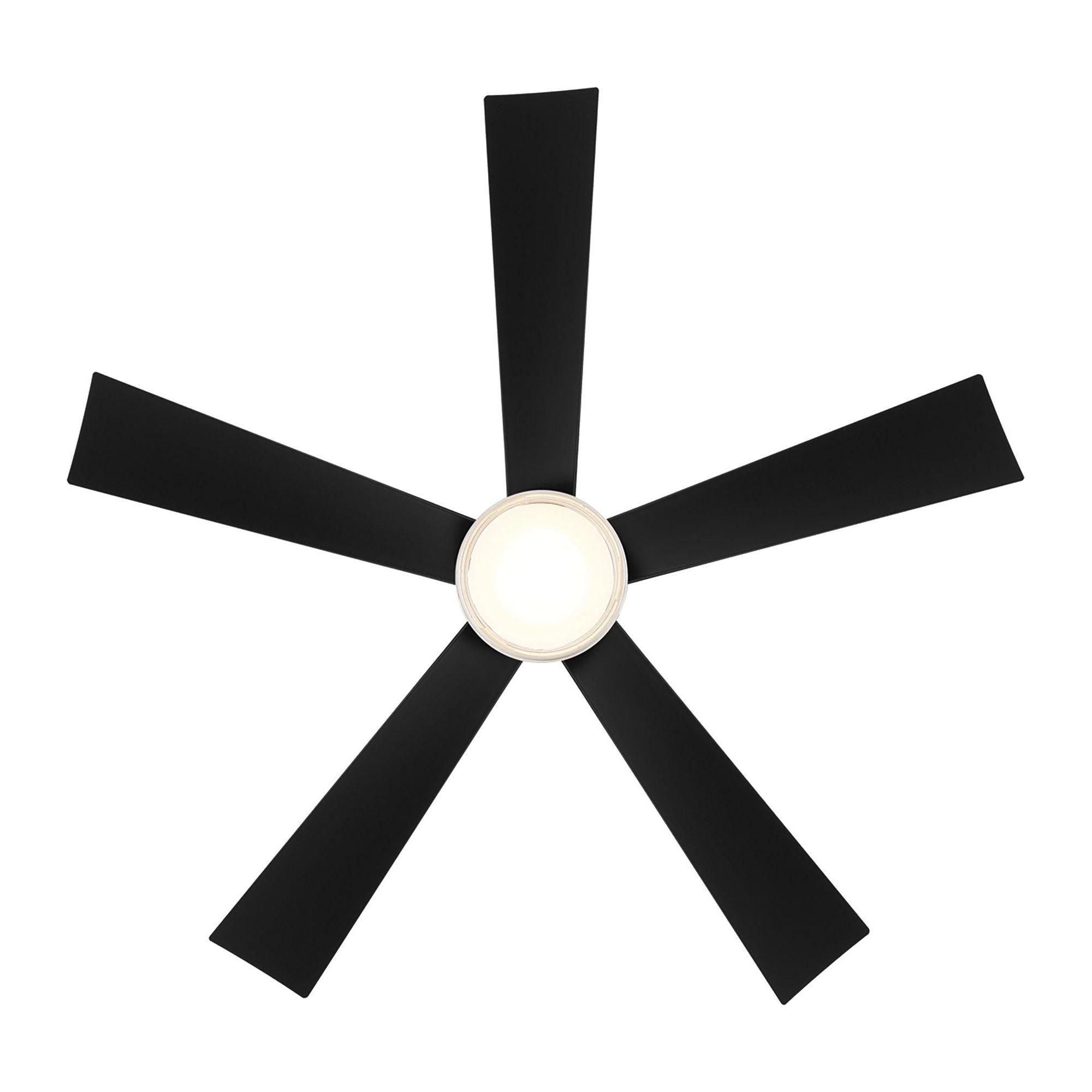 Modern Forms - Wynd Indoor/Outdoor 5-Blade 52" Smart Ceiling Fan with LED Light Kit and Remote Control - Lights Canada
