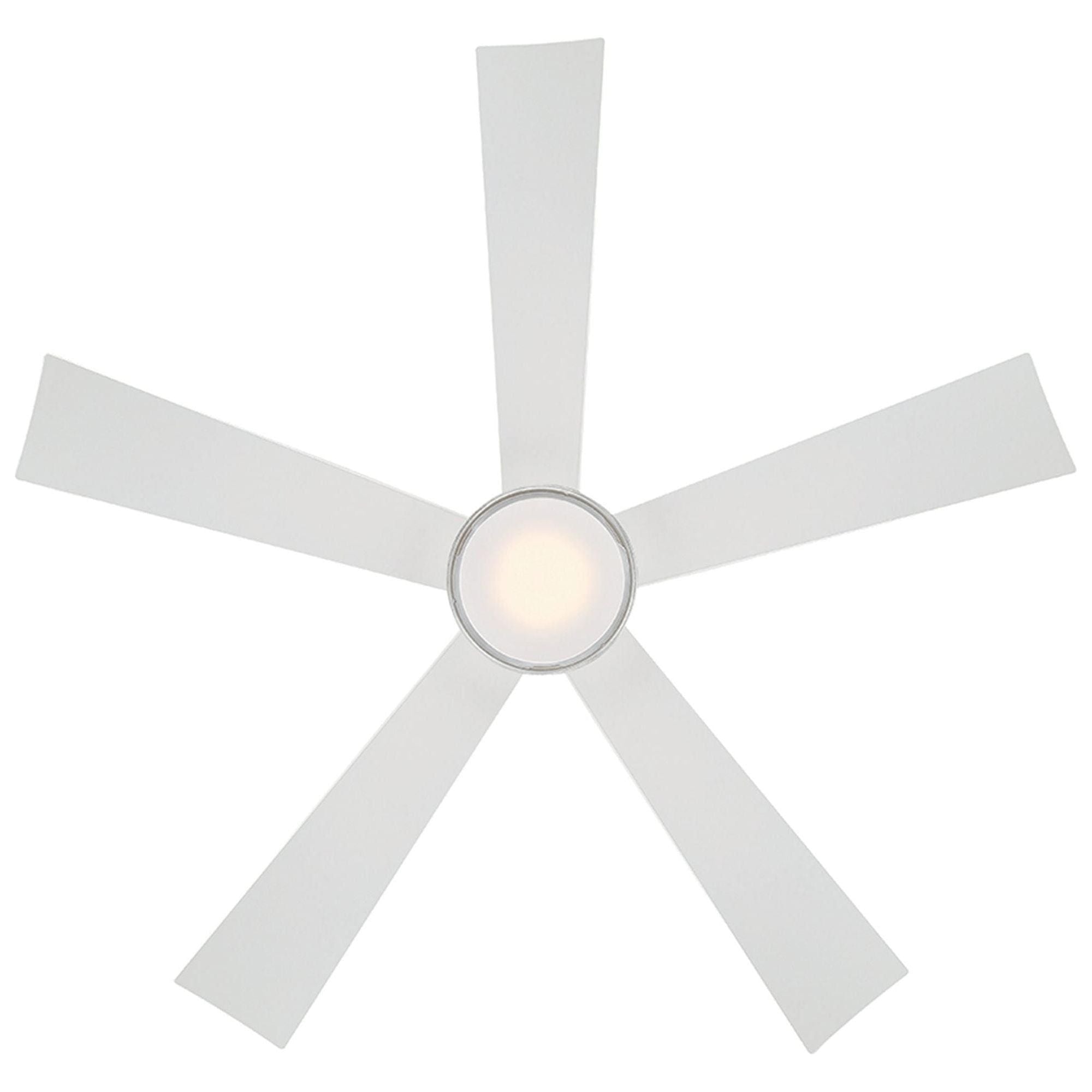 Modern Forms - Wynd Indoor/Outdoor 5-Blade 52" Smart Ceiling Fan with LED Light Kit and Remote Control - Lights Canada
