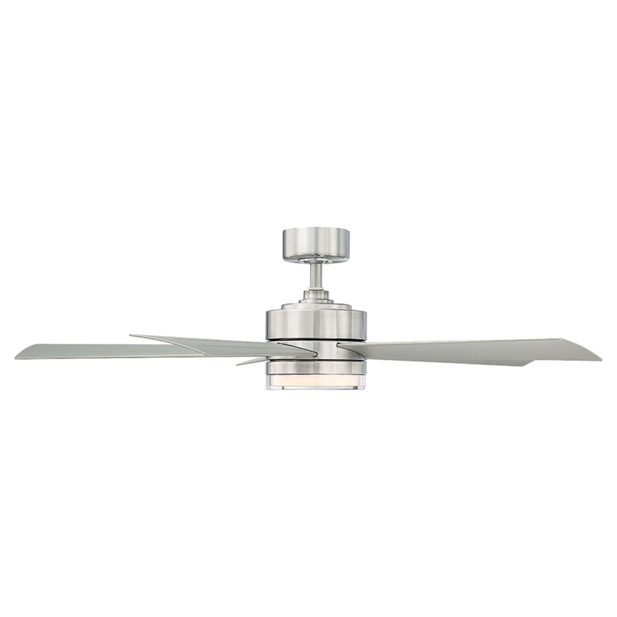 Modern Forms - Wynd Indoor/Outdoor 5-Blade 52" Smart Ceiling Fan with LED Light Kit and Remote Control - Lights Canada