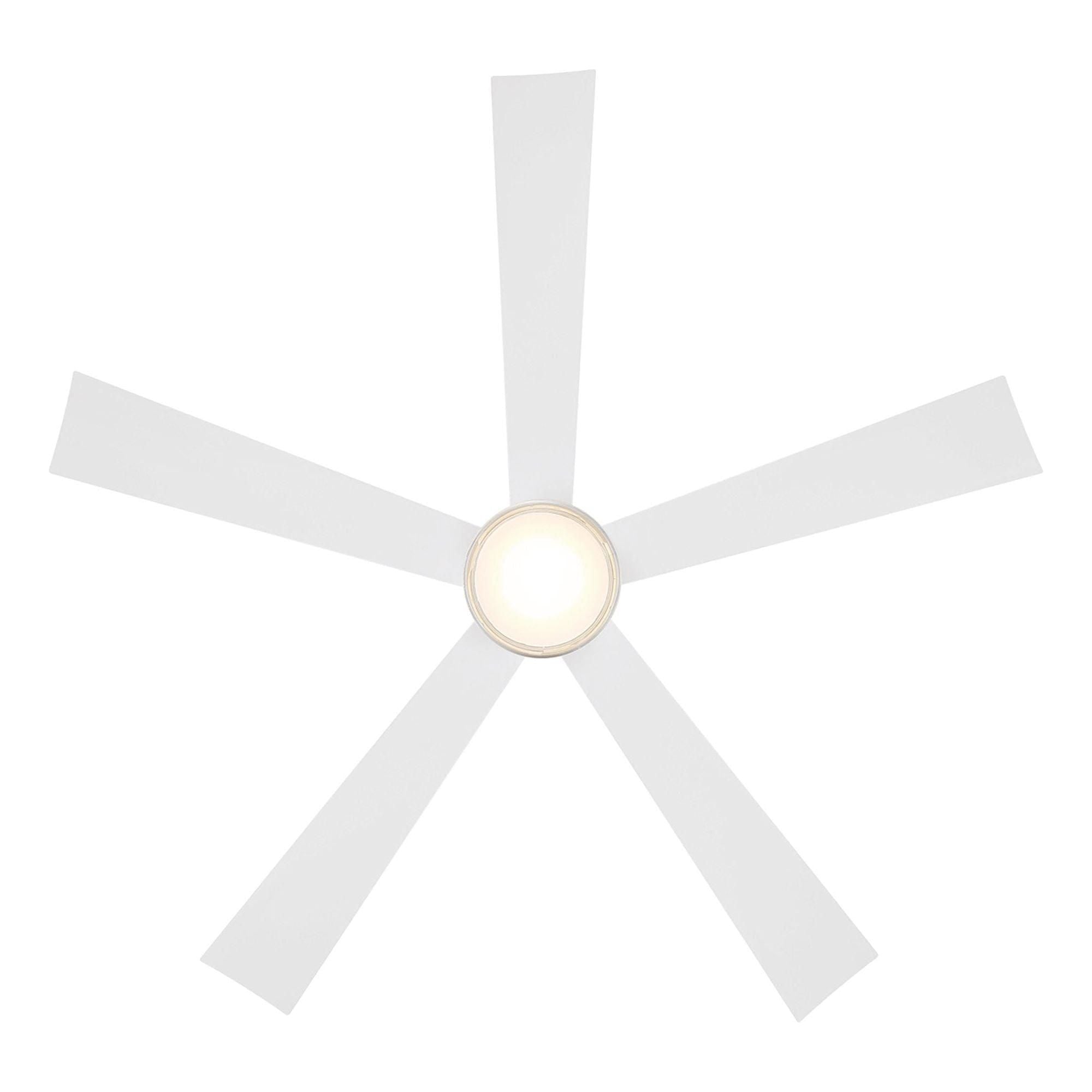 Modern Forms - Wynd Indoor/Outdoor 5-Blade 60" Smart Ceiling Fan with LED Light Kit and Remote Control - Lights Canada