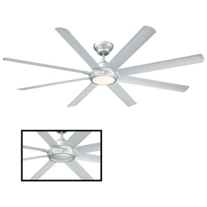 Modern Forms - Hydra Indoor/Outdoor 8-Blade 80" Smart Ceiling Fan with LED Light Kit - Lights Canada