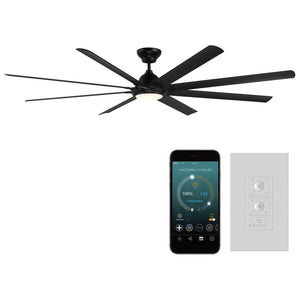Modern Forms - Hydra Indoor/Outdoor 8-Blade 96" Smart Ceiling Fan with LED Light Kit - Lights Canada