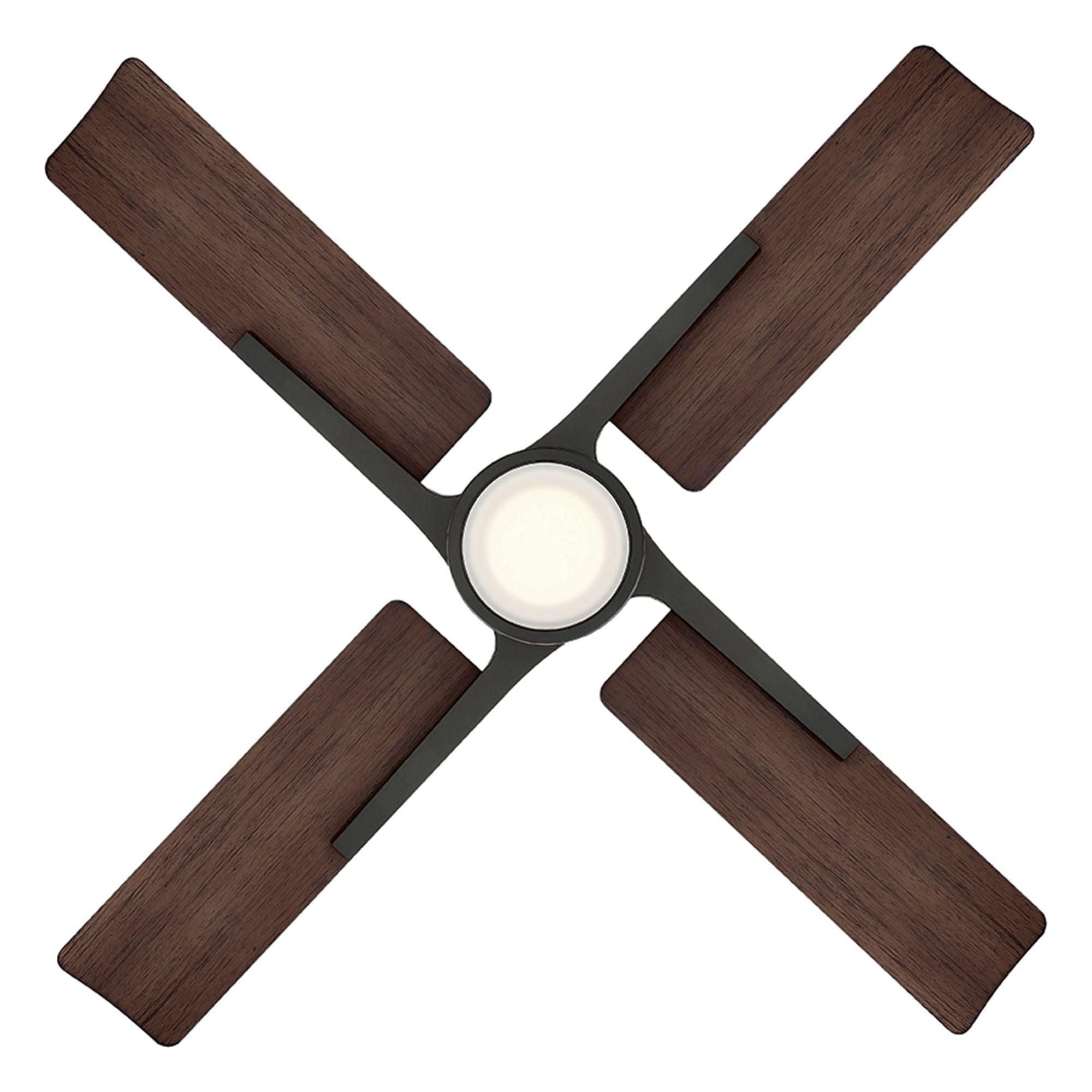 Modern Forms - Cervantes Indoor/Outdoor 4-Blade 56" Smart Ceiling Fan with LED Light Kit and Remote Control - Lights Canada
