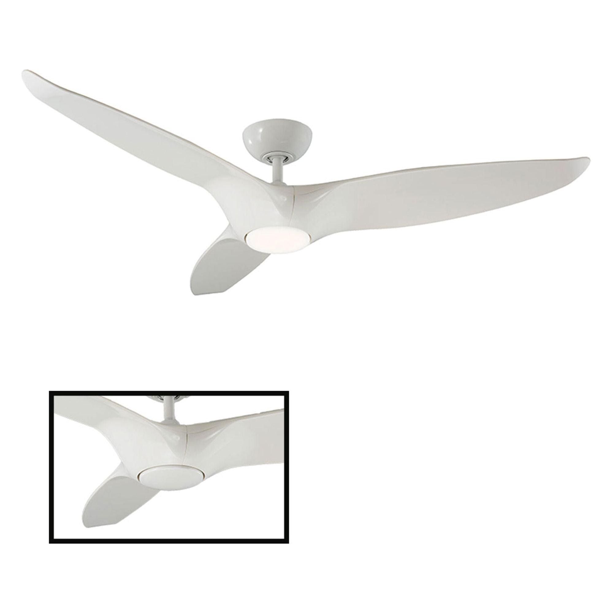 Modern Forms - Morpheus III Indoor/Outdoor 3-Blade 60" Smart Ceiling Fan with LED Light Kit - Lights Canada