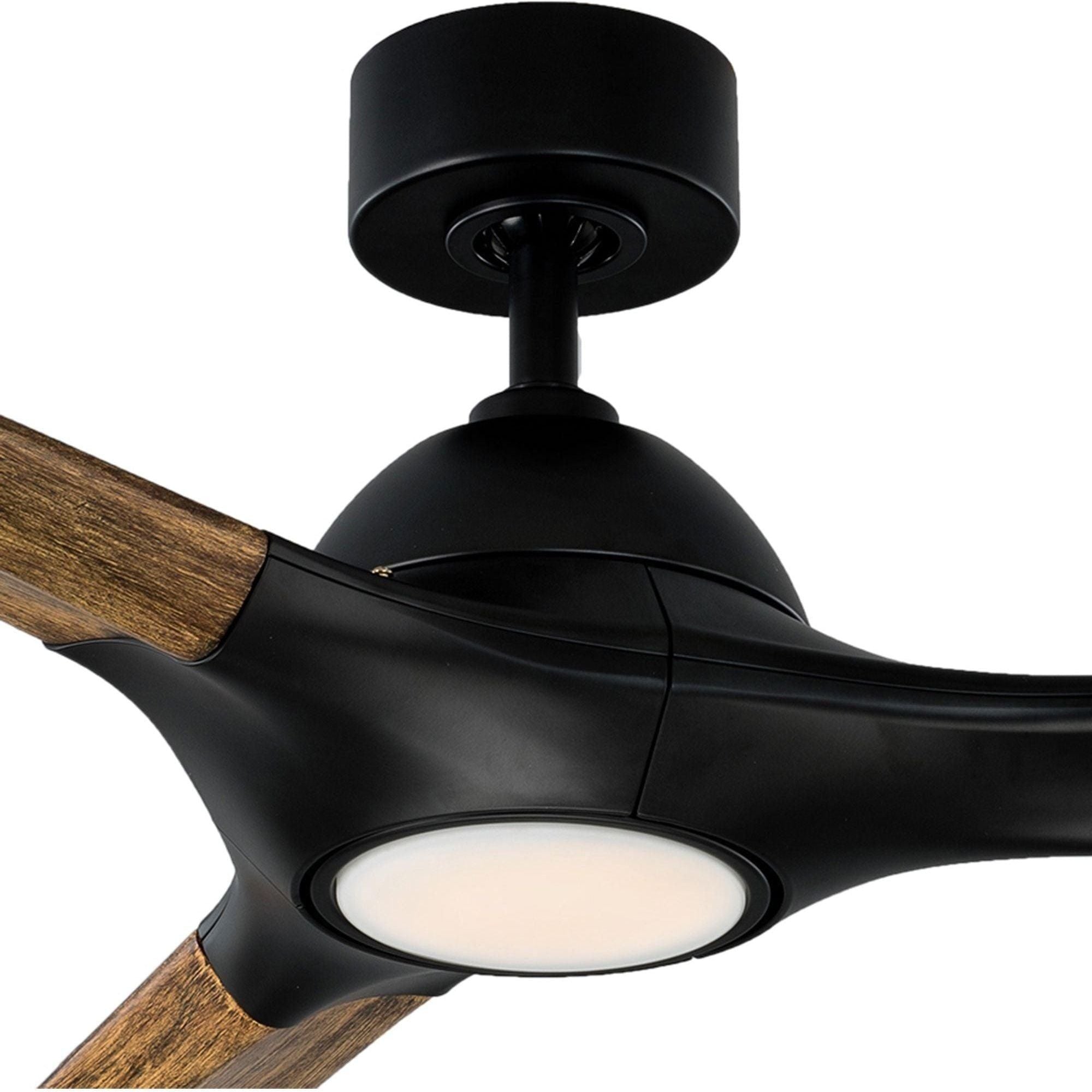 Modern Forms - Woody Indoor/Outdoor 3-Blade 60" Smart Ceiling Fan with LED Light Kit - Lights Canada