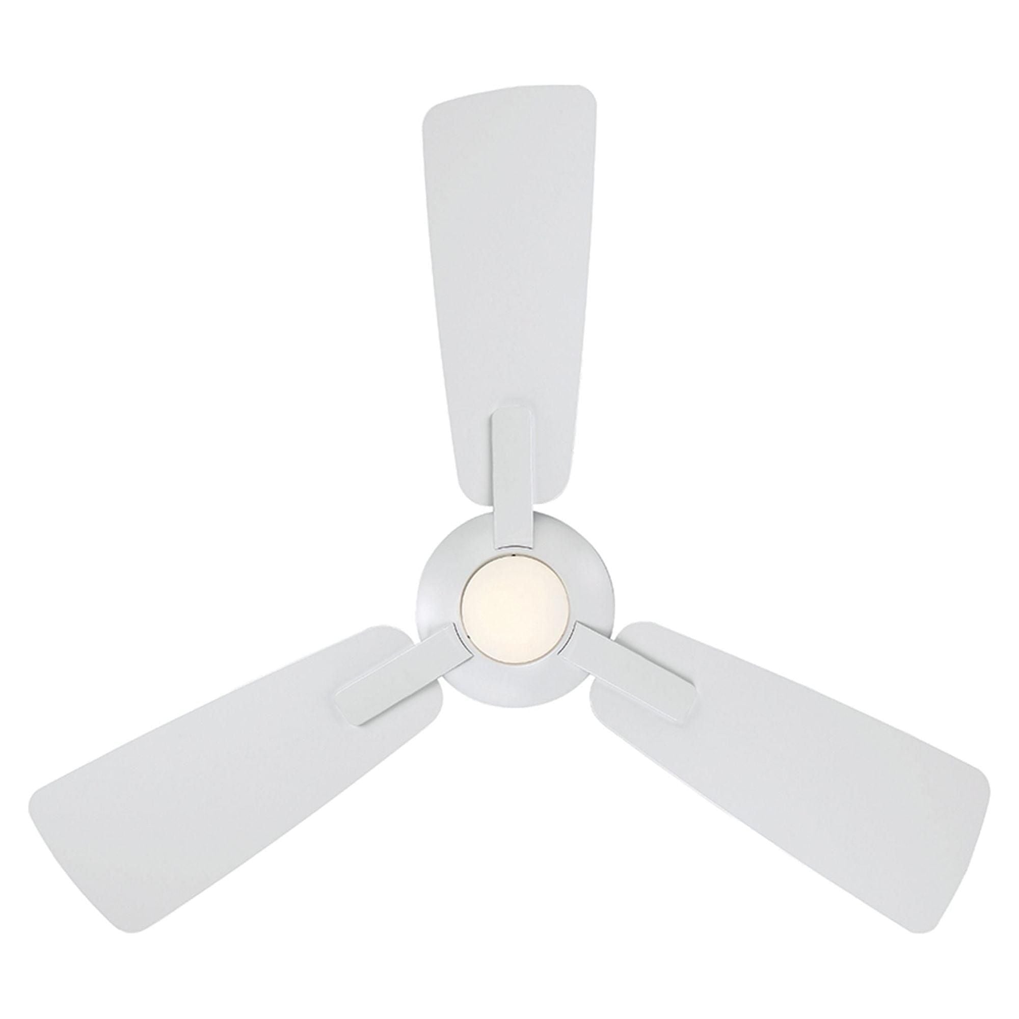 Modern Forms - Mykonos 3 Indoor/Outdoor 3-Blade 52" Smart Ceiling Fan with LED Light Kit and Remote Control - Lights Canada