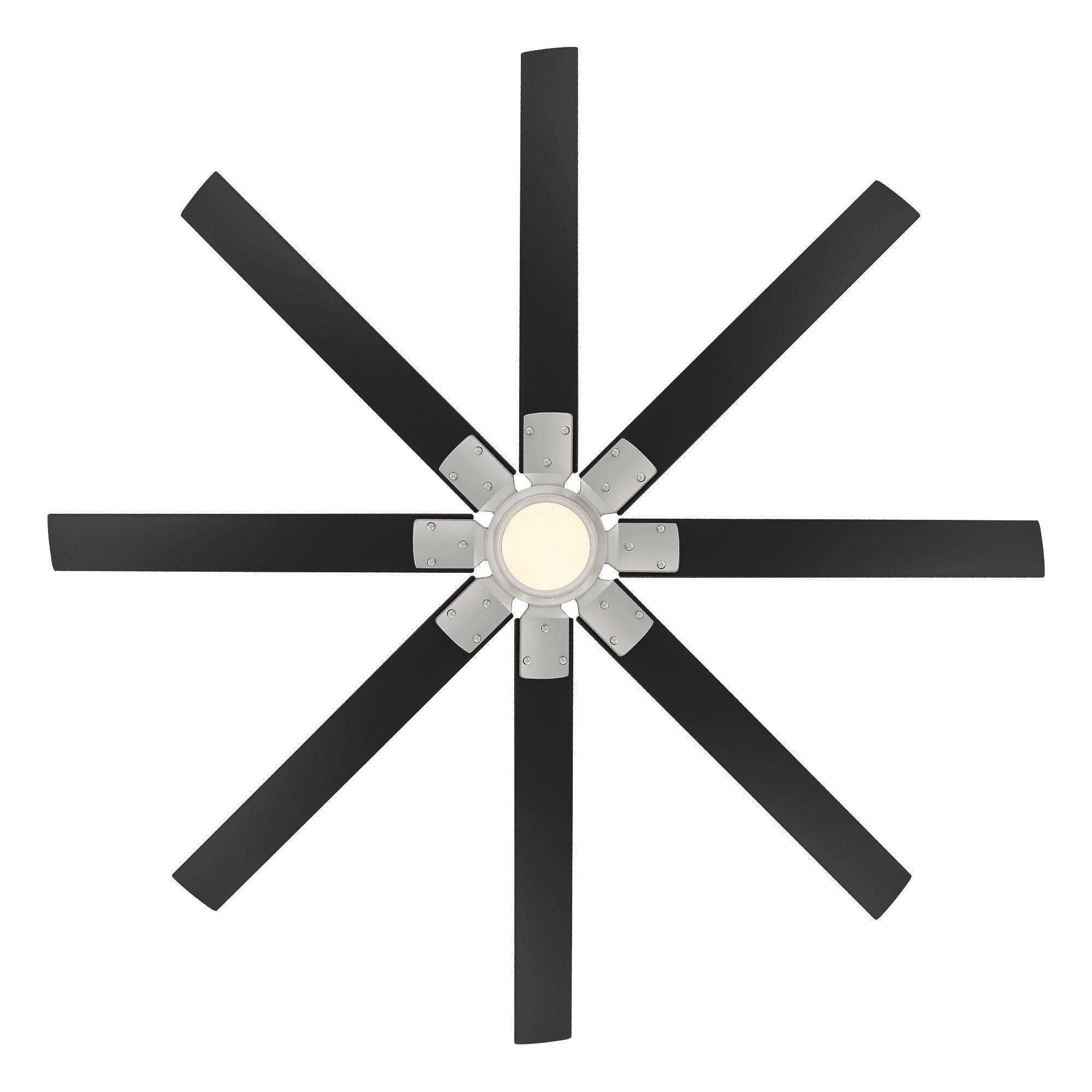 Modern Forms - Renegade Indoor/Outdoor 8-Blade 66" Smart Ceiling Fan with LED Light Kit and Remote Control - Lights Canada