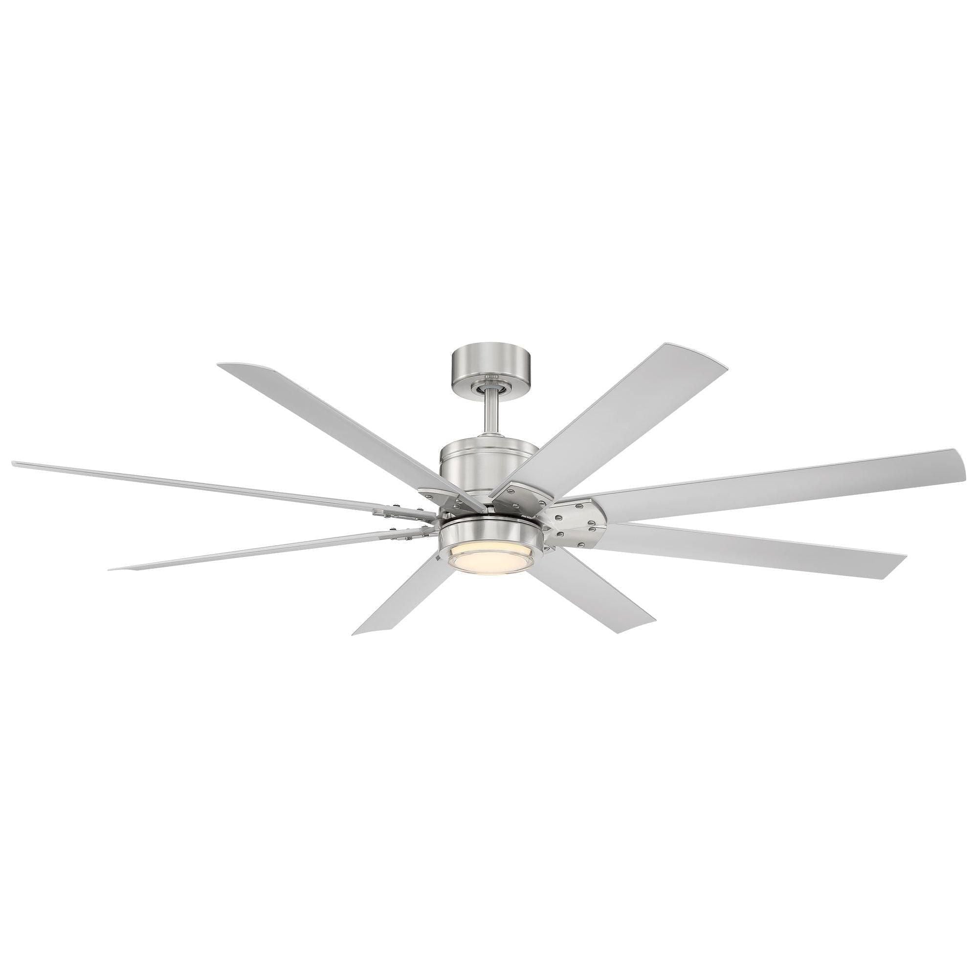 Modern Forms - Renegade Indoor/Outdoor 8-Blade 66" Smart Ceiling Fan with LED Light Kit and Remote Control - Lights Canada