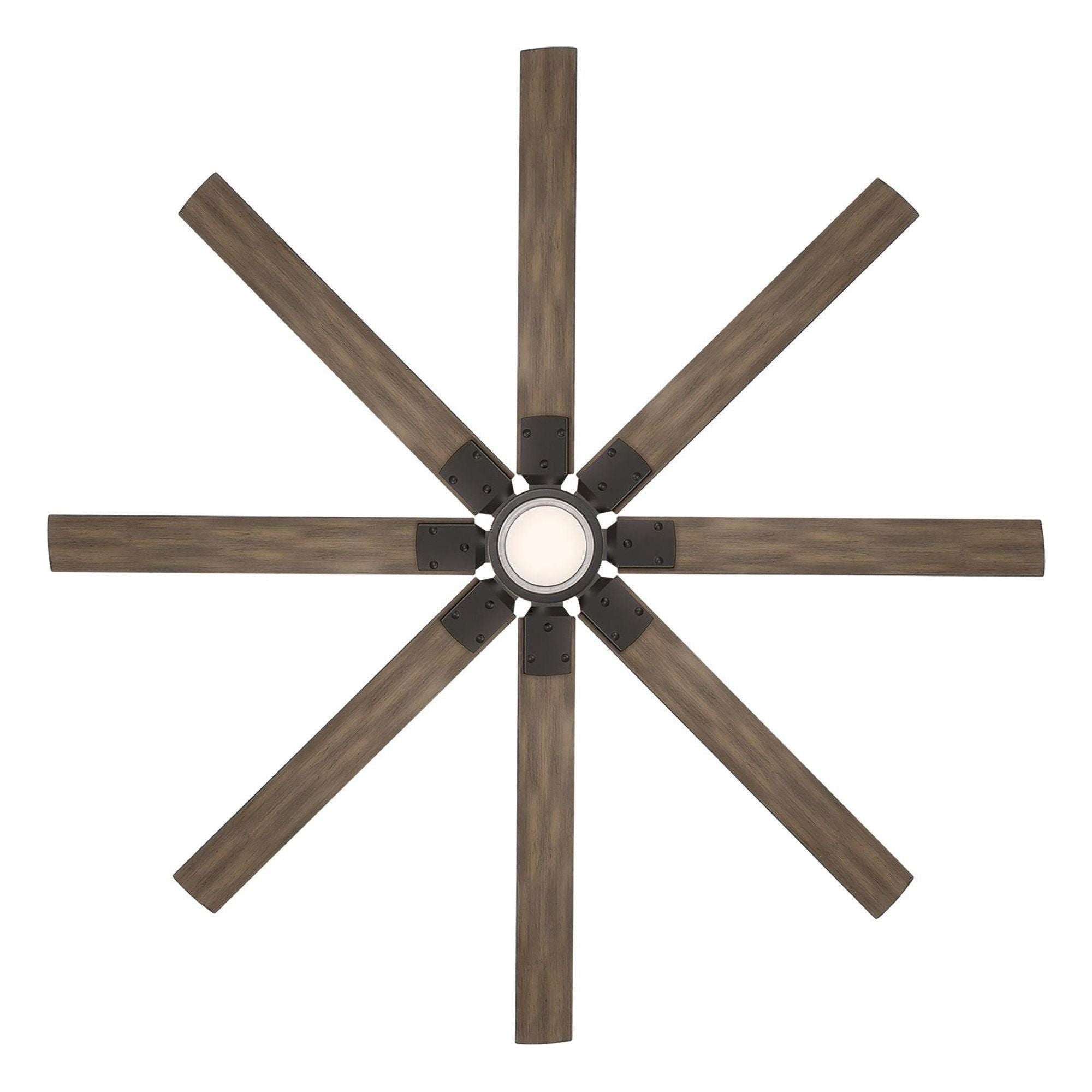 Modern Forms - Renegade Indoor/Outdoor 8-Blade 66" Smart Ceiling Fan with LED Light Kit and Remote Control - Lights Canada