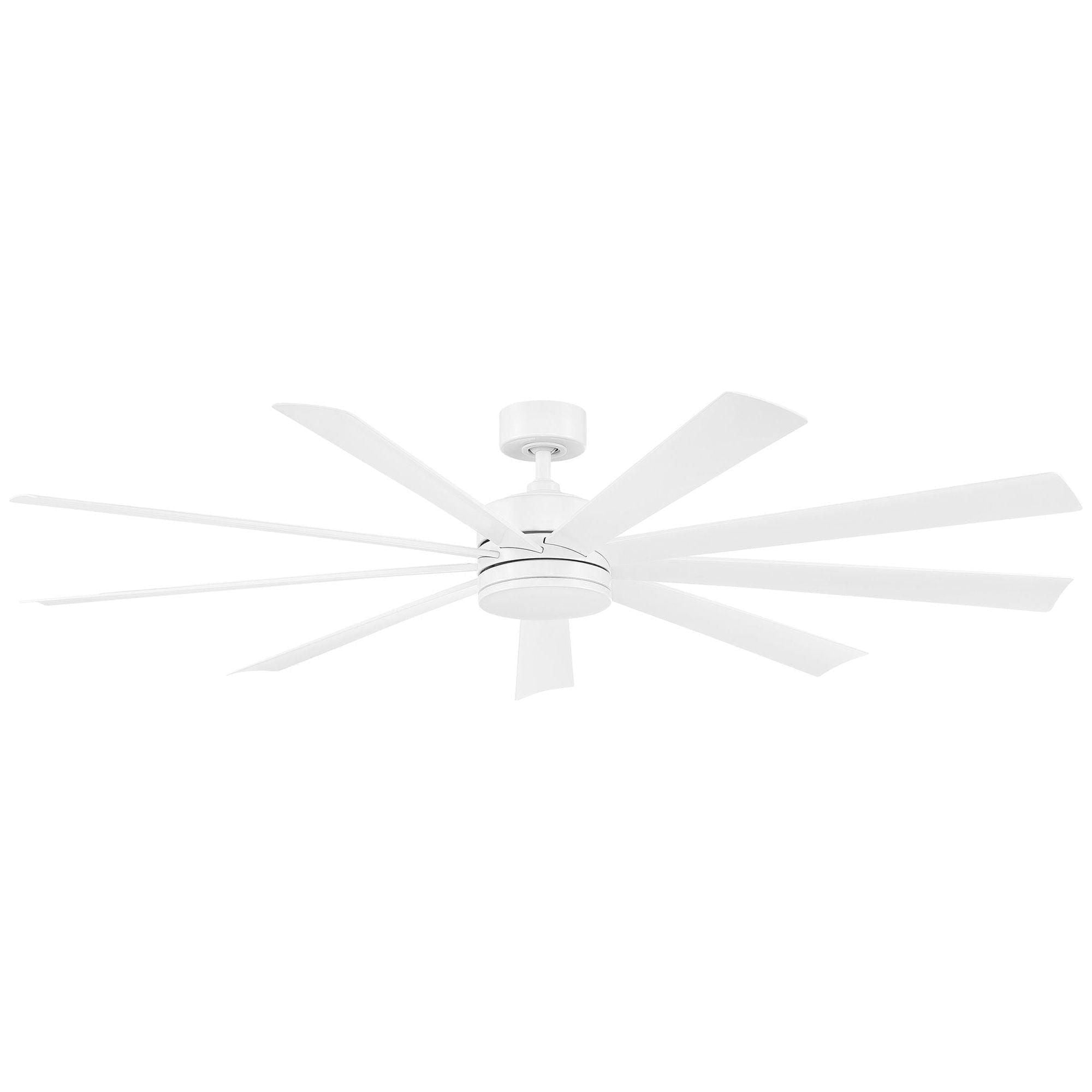 Modern Forms - Wynd XL Indoor/Outdoor 9-Blade 72" Smart Ceiling Fan with LED Light Kit and Remote Control - Lights Canada