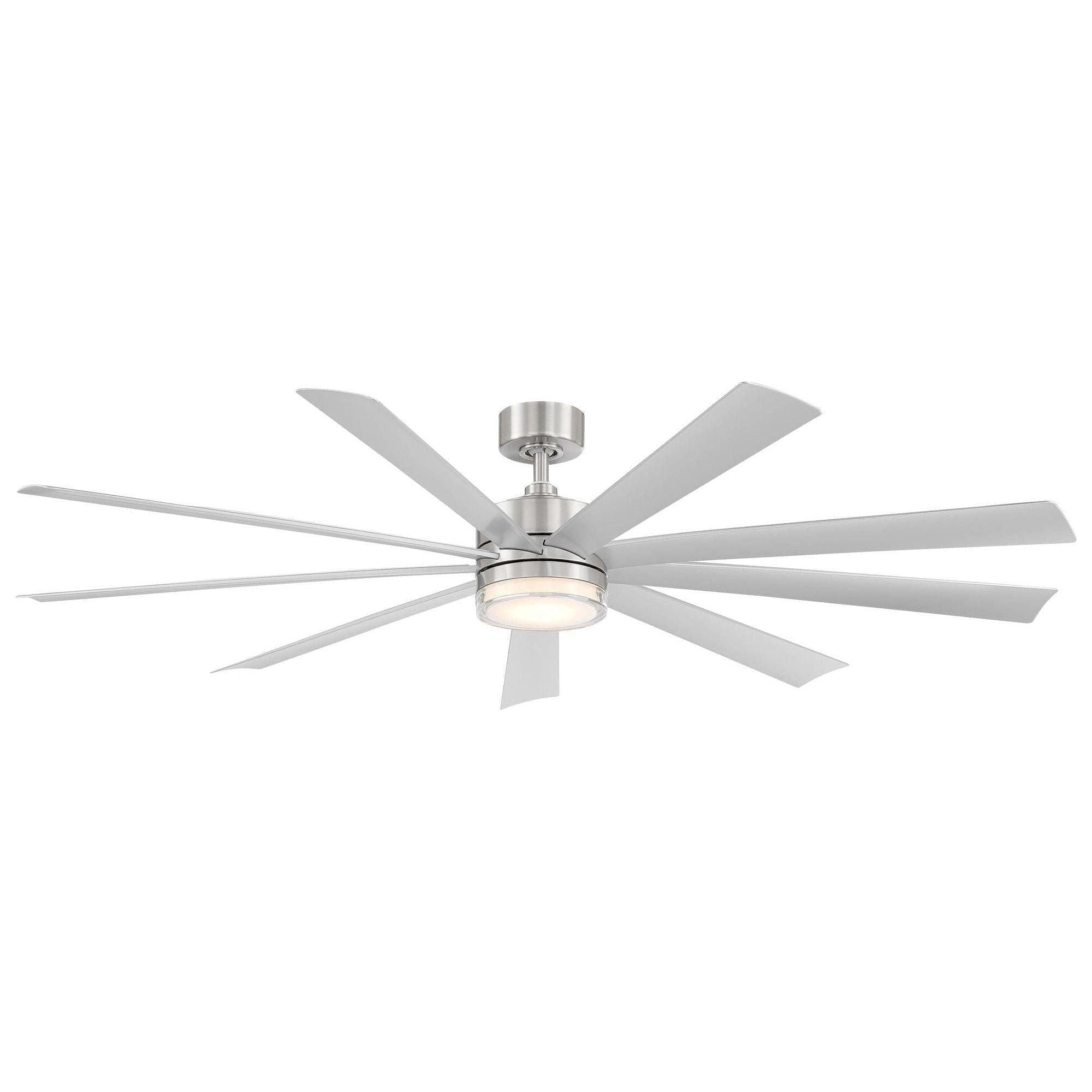 Modern Forms - Wynd XL Indoor/Outdoor 9-Blade 72" Smart Ceiling Fan with LED Light Kit and Remote Control - Lights Canada