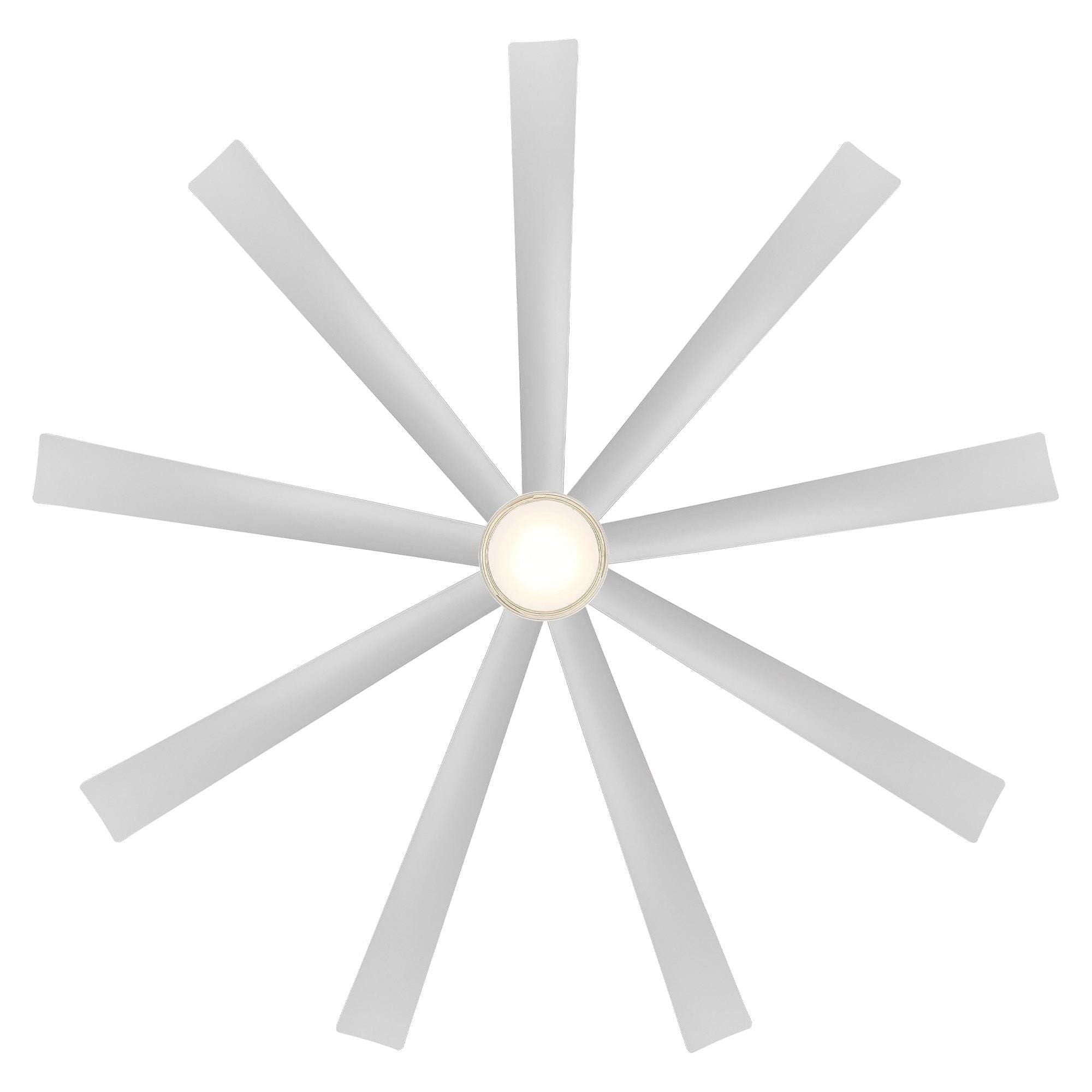 Modern Forms - Wynd XL Indoor/Outdoor 9-Blade 72" Smart Ceiling Fan with LED Light Kit and Remote Control - Lights Canada