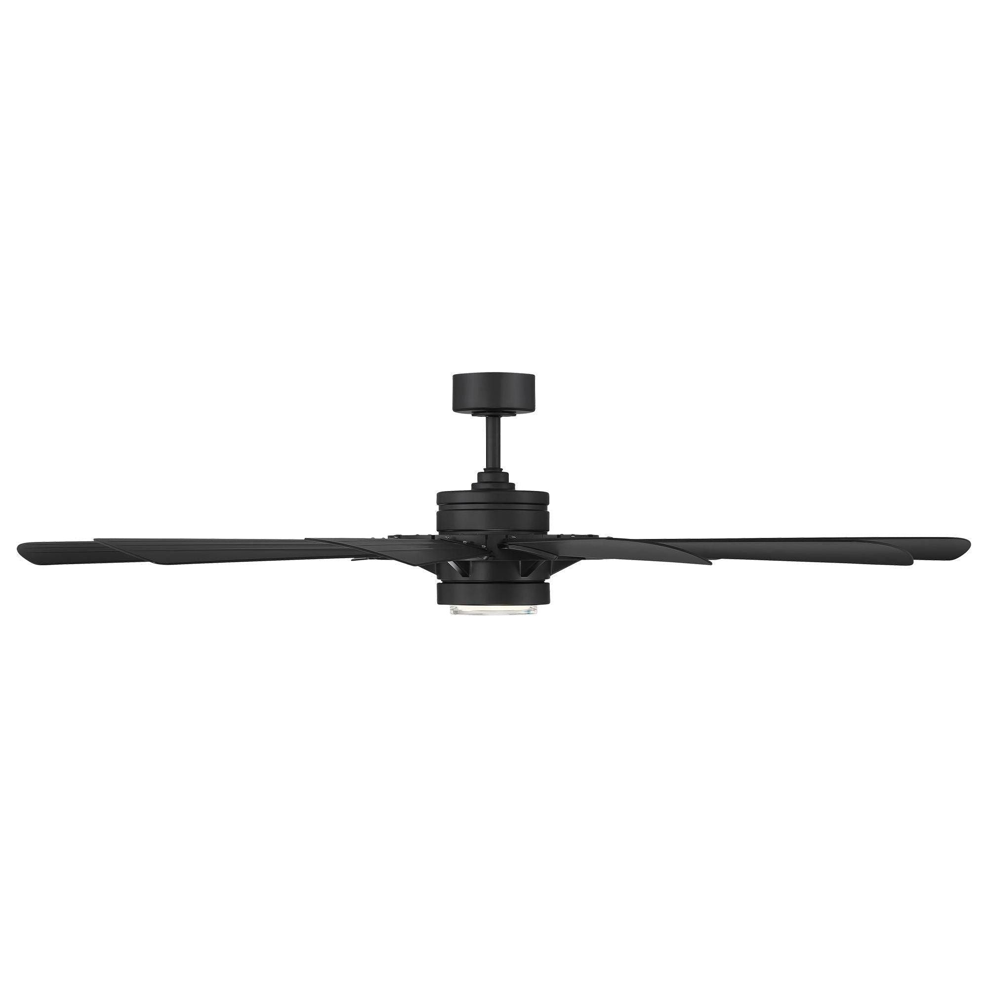 Modern Forms - Wyndmill Indoor/Outdoor 12-Blade 65" Smart Ceiling Fan with LED Light Kit and Remote Control - Lights Canada