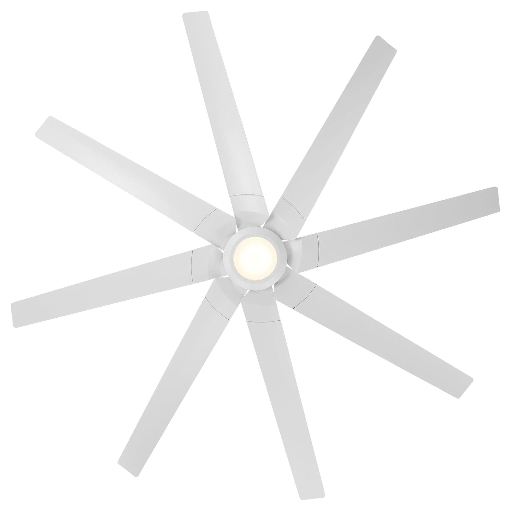 Modern Forms - Roboto XL Indoor/Outdoor 8-Blade 70" Smart Ceiling Fan with LED Light Kit and Remote Control - Lights Canada