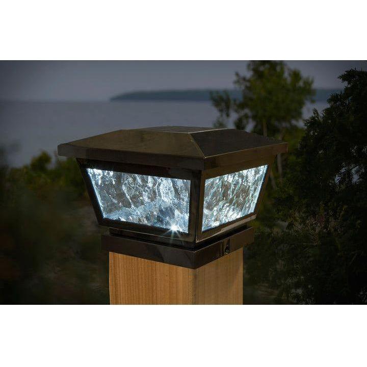 Classy Caps - 5x5/4x4/3.5x3.5 Fairmont Solar Post Cap - Lights Canada