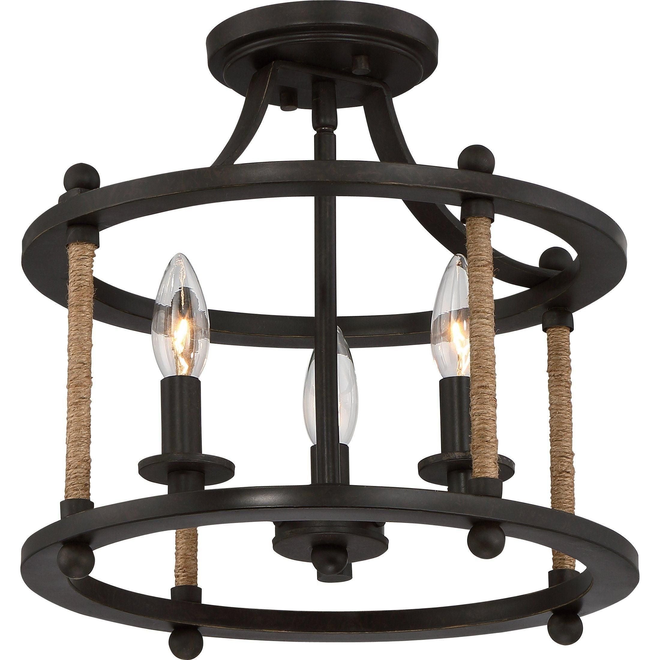 Quoizel - Frontier Semi Flush Mount - Lights Canada