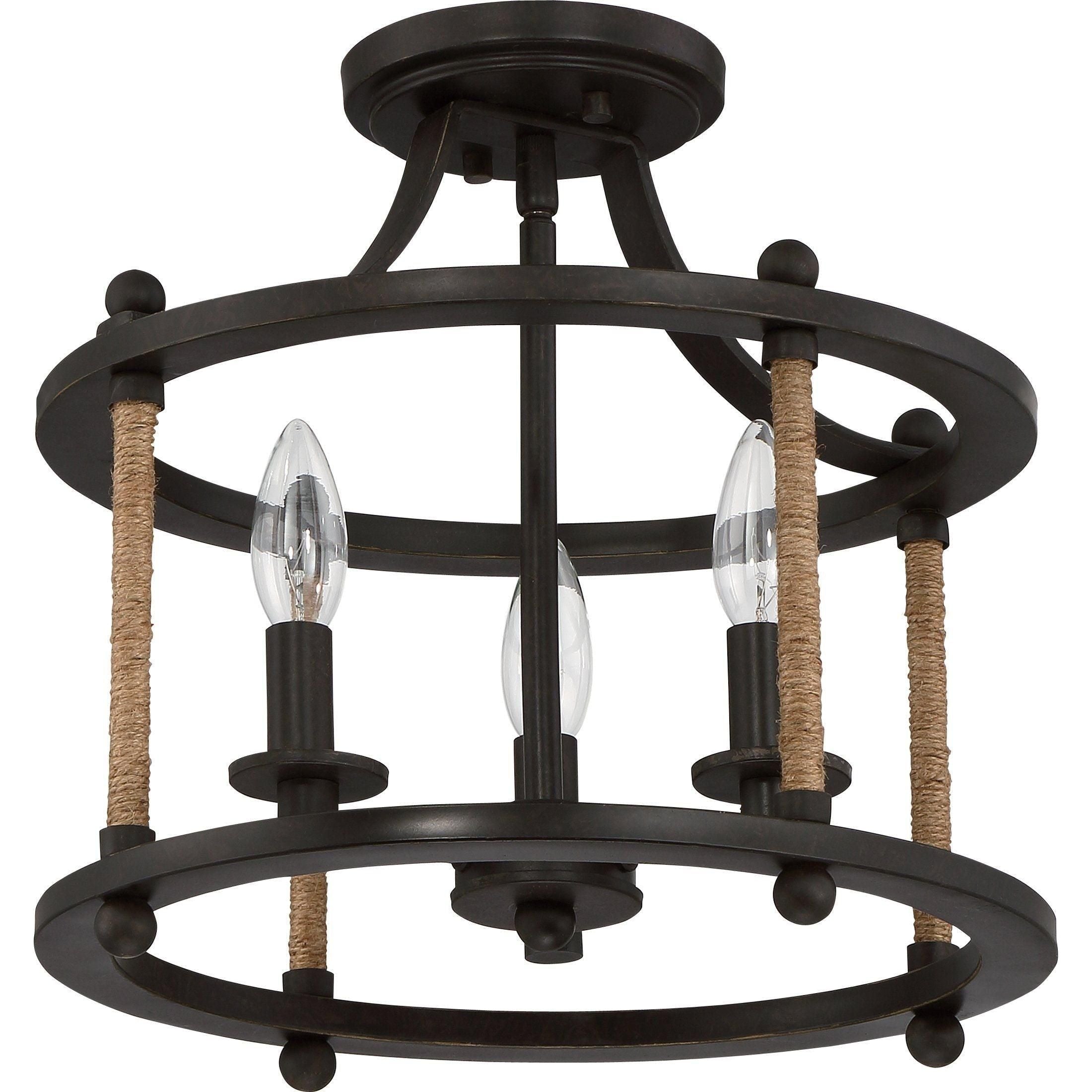 Quoizel - Frontier Semi Flush Mount - Lights Canada