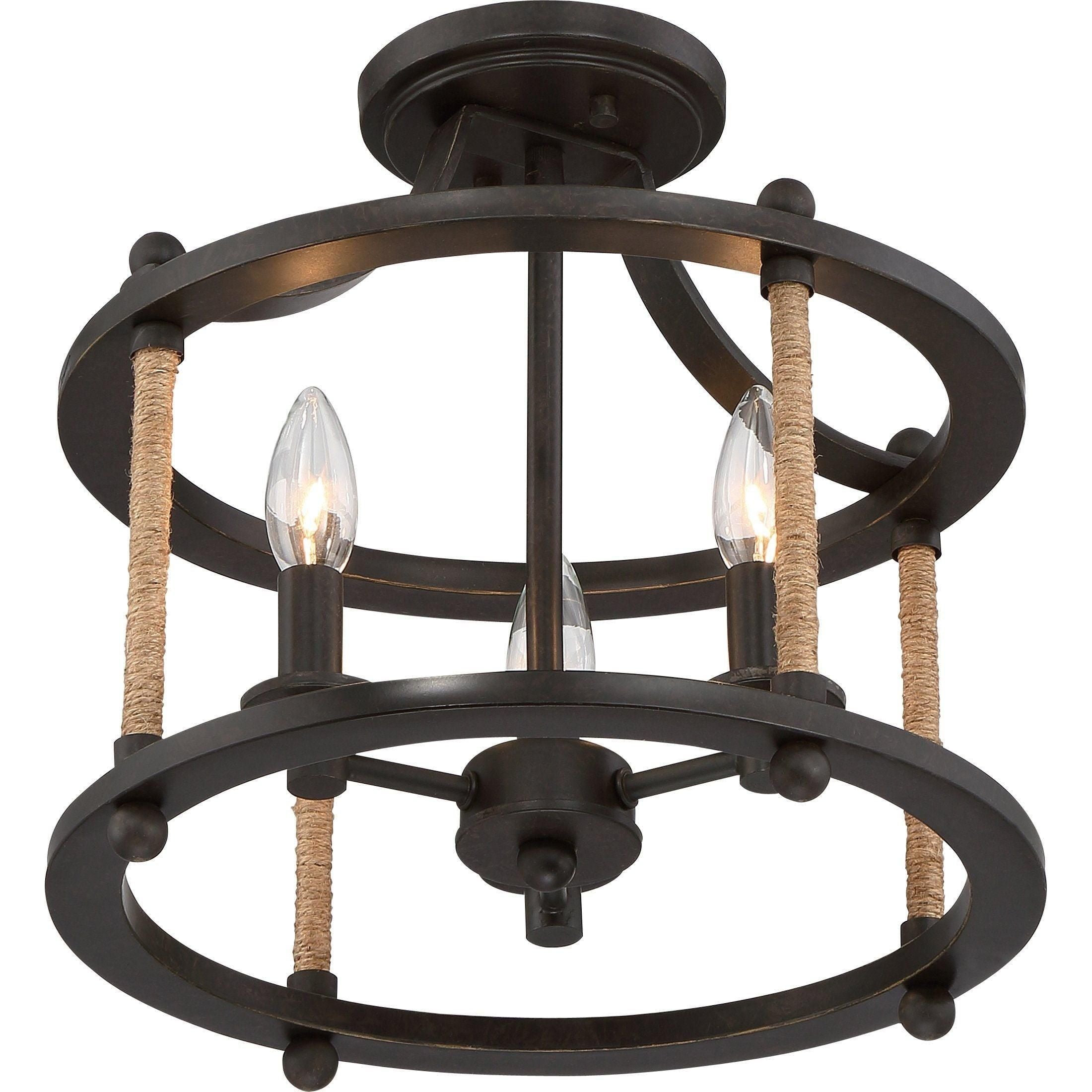 Quoizel - Frontier Semi Flush Mount - Lights Canada
