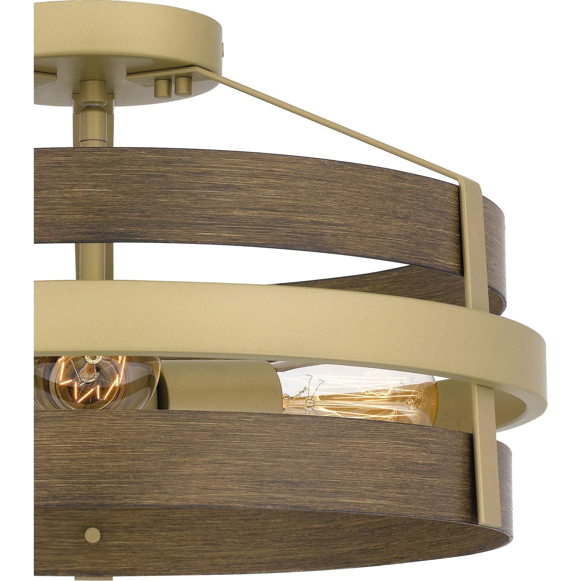 Quoizel - Gadsen Semi Flush Mount - Lights Canada