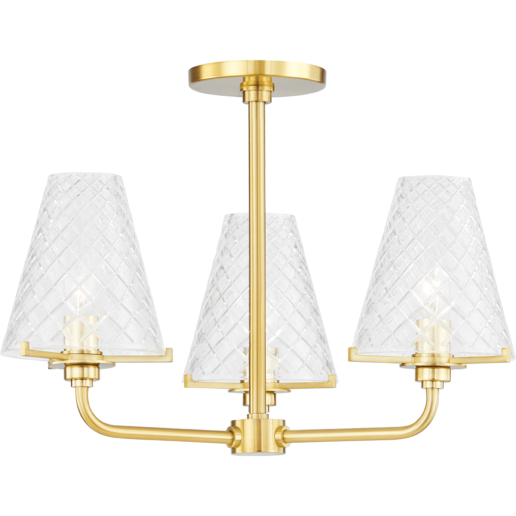 Mitzi - Irene 3-Light Semi Flush Mount - Lights Canada