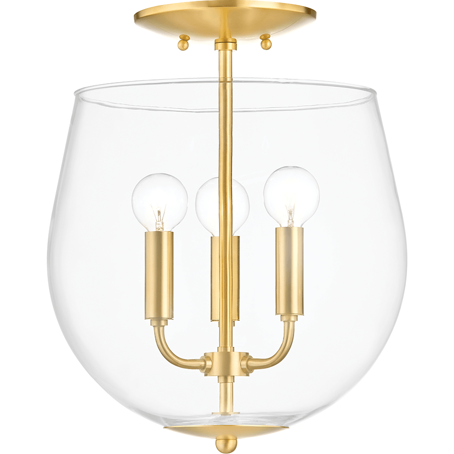 Mitzi - Bobbi 3 Light Semi Flush Mount - Lights Canada