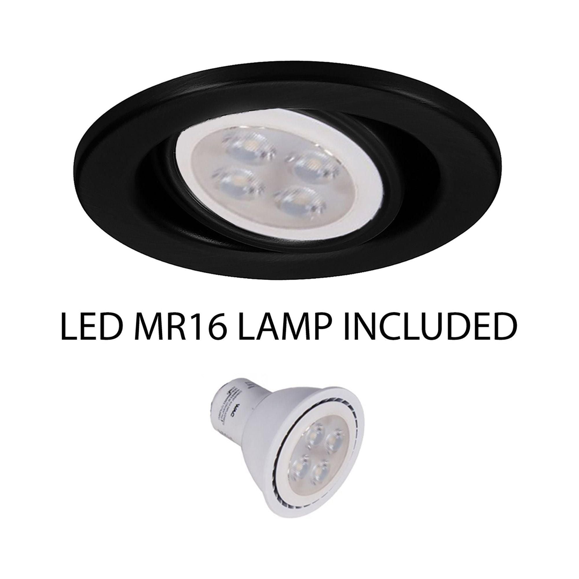 WAC Lighting - 2.5" Adjustable Gimbal Trim with LED Bulb - Lights Canada