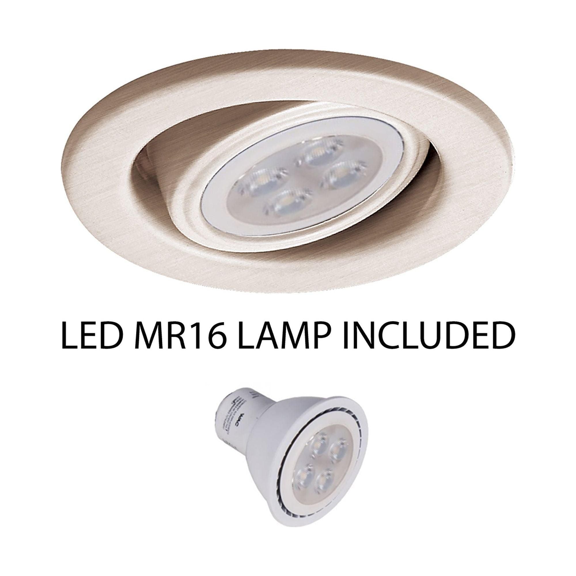 WAC Lighting - 2.5" Adjustable Gimbal Trim with LED Bulb - Lights Canada