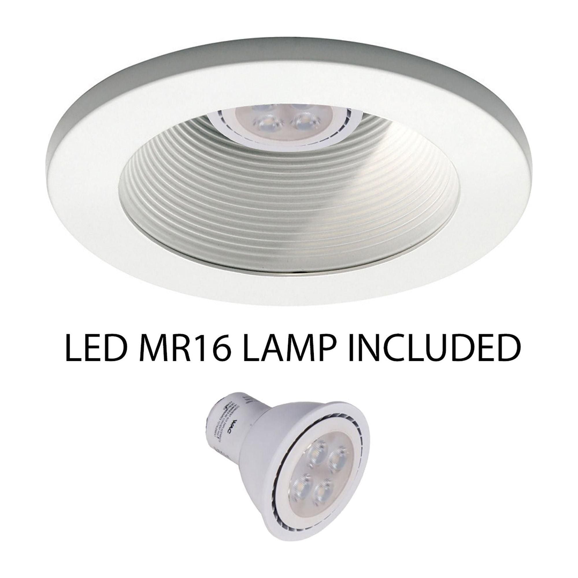 WAC Lighting - 4" Round Step Baffle with LED Bulb - Lights Canada