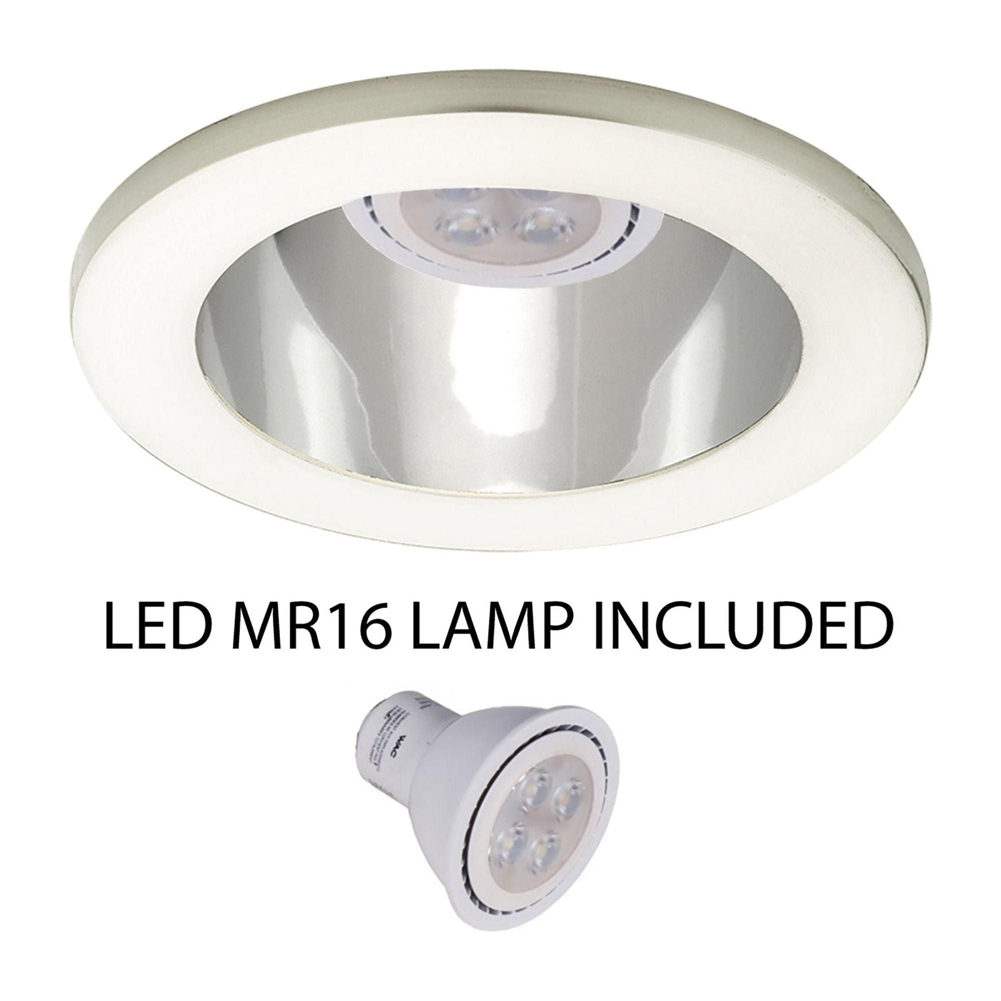 WAC Lighting - 4" Round Adjustable Open Reflector Trim with LED Bulb - Lights Canada