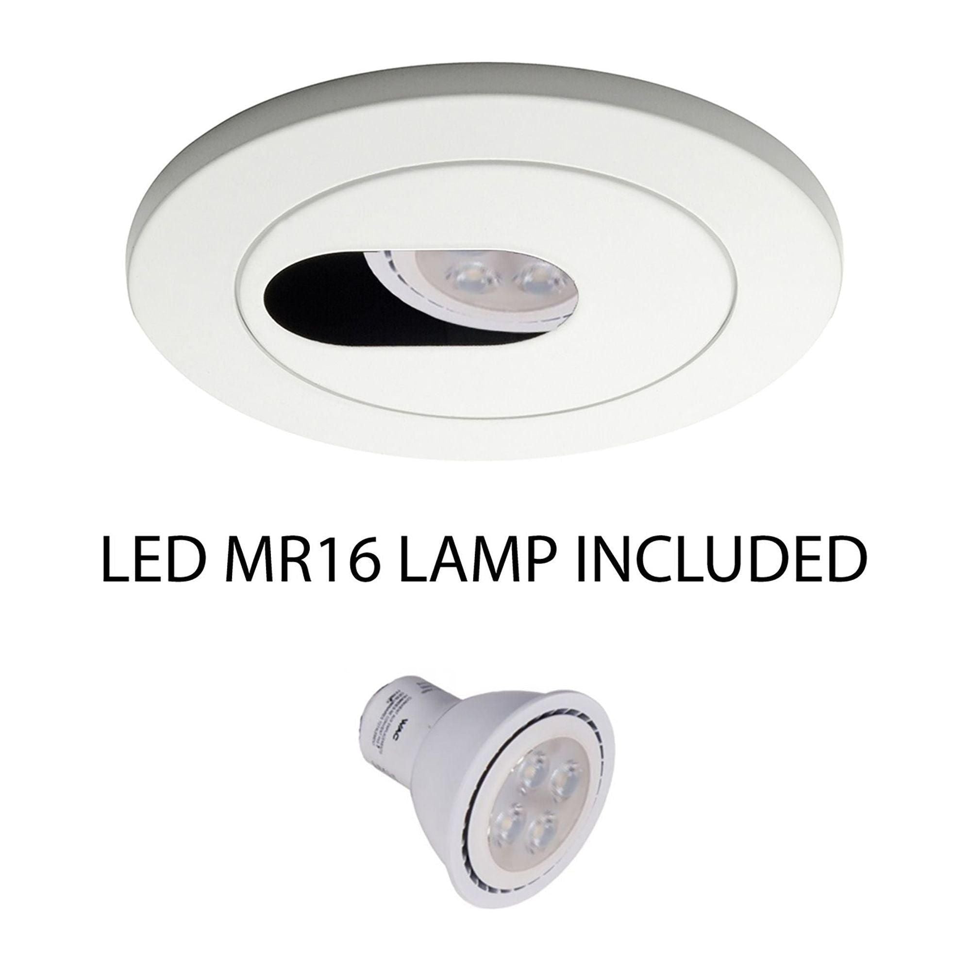 WAC Lighting - 4" Round Slotted Trim with LED Bulb - Lights Canada