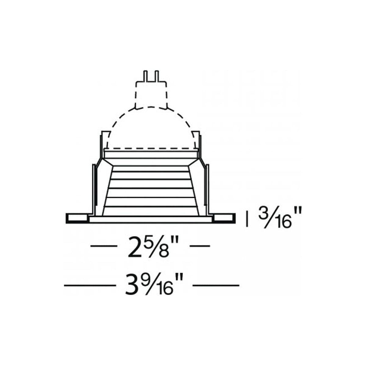 WAC Lighting - 2.5" Step Baffle Trim - Lights Canada