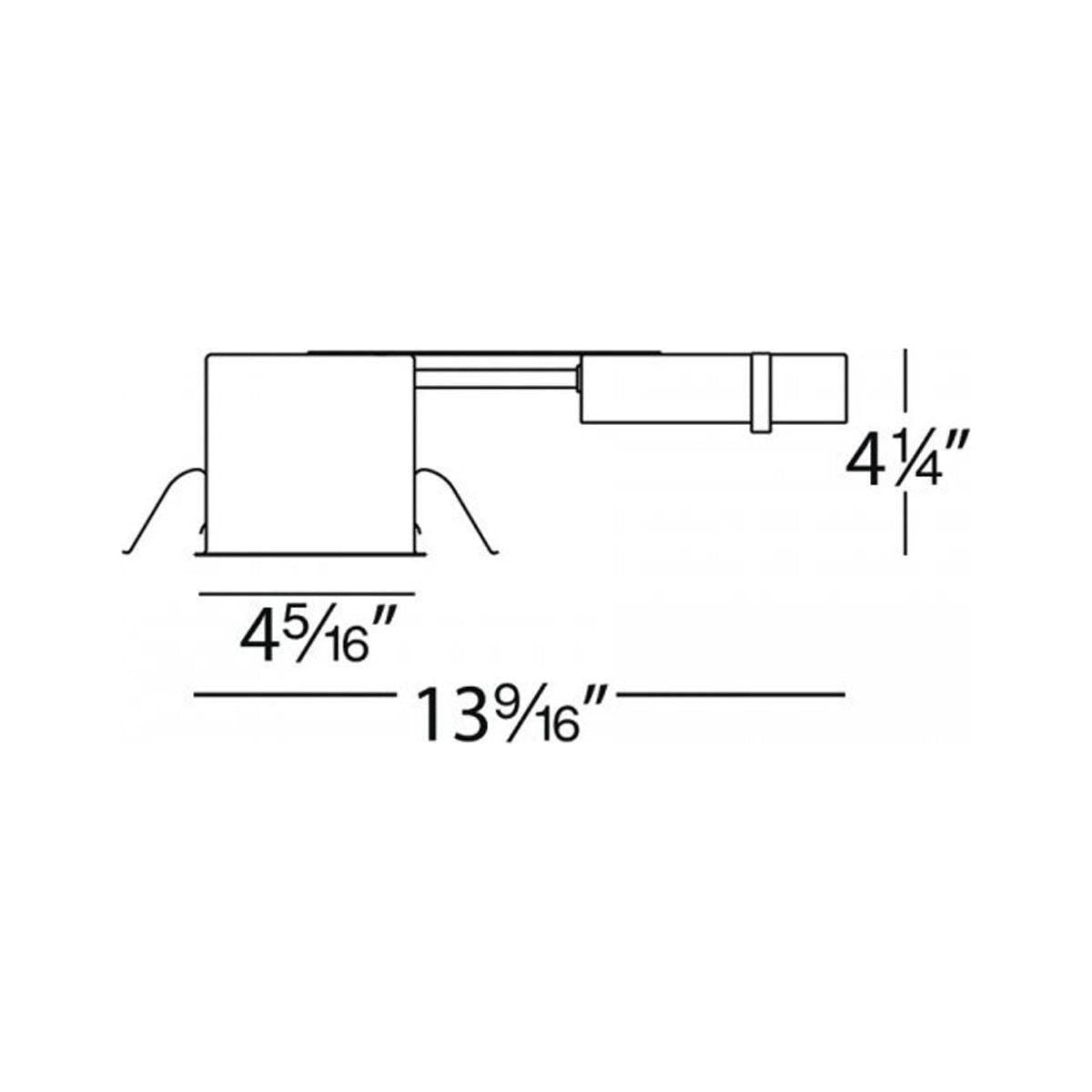 WAC Lighting - 4" Electronic Low Voltage Remodel Non-IC Housing - Lights Canada